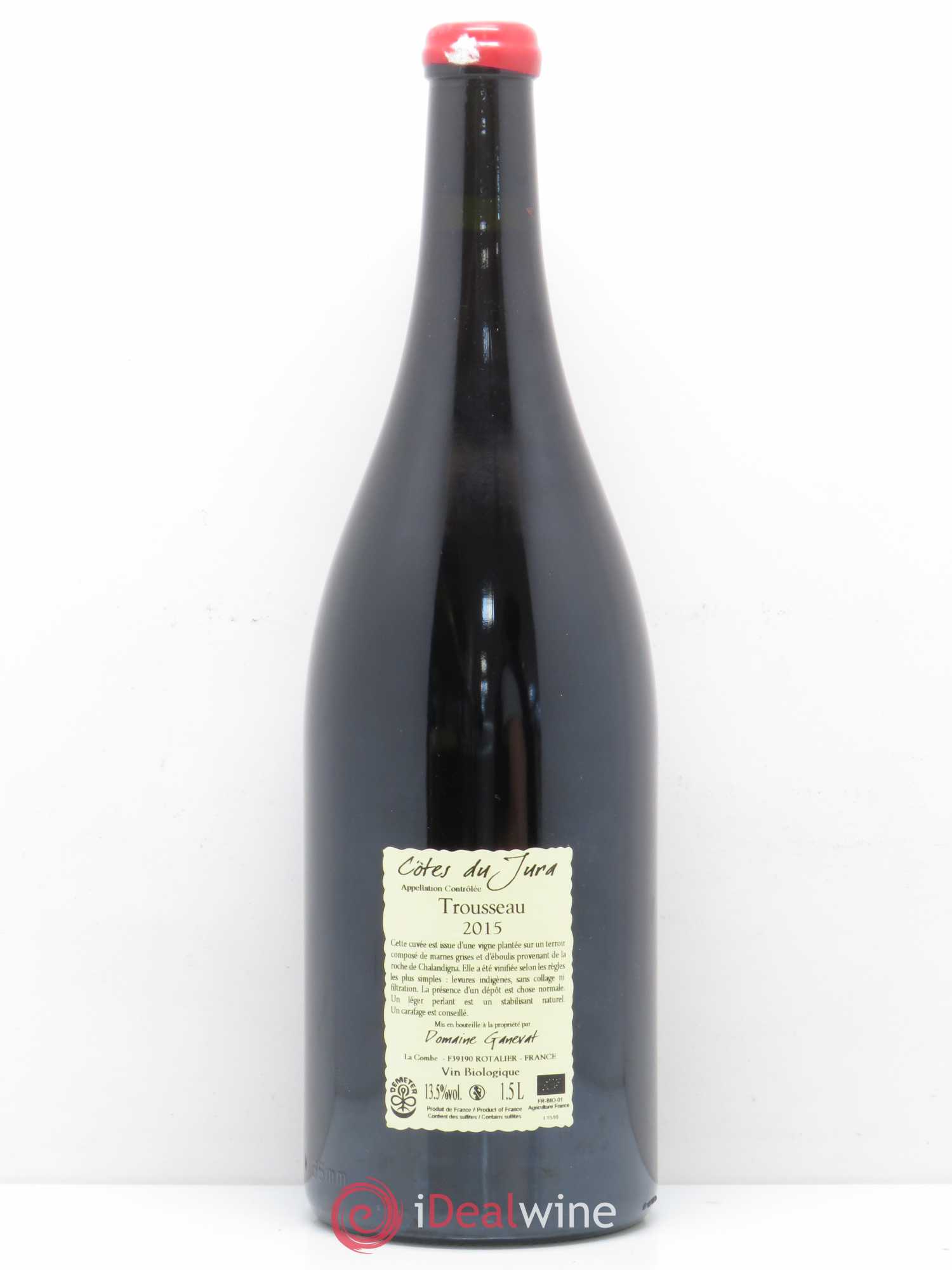 Côtes du Jura Plein Sud Jean-François Ganevat (Domaine) 2015 - Lot de 1 magnum - 1