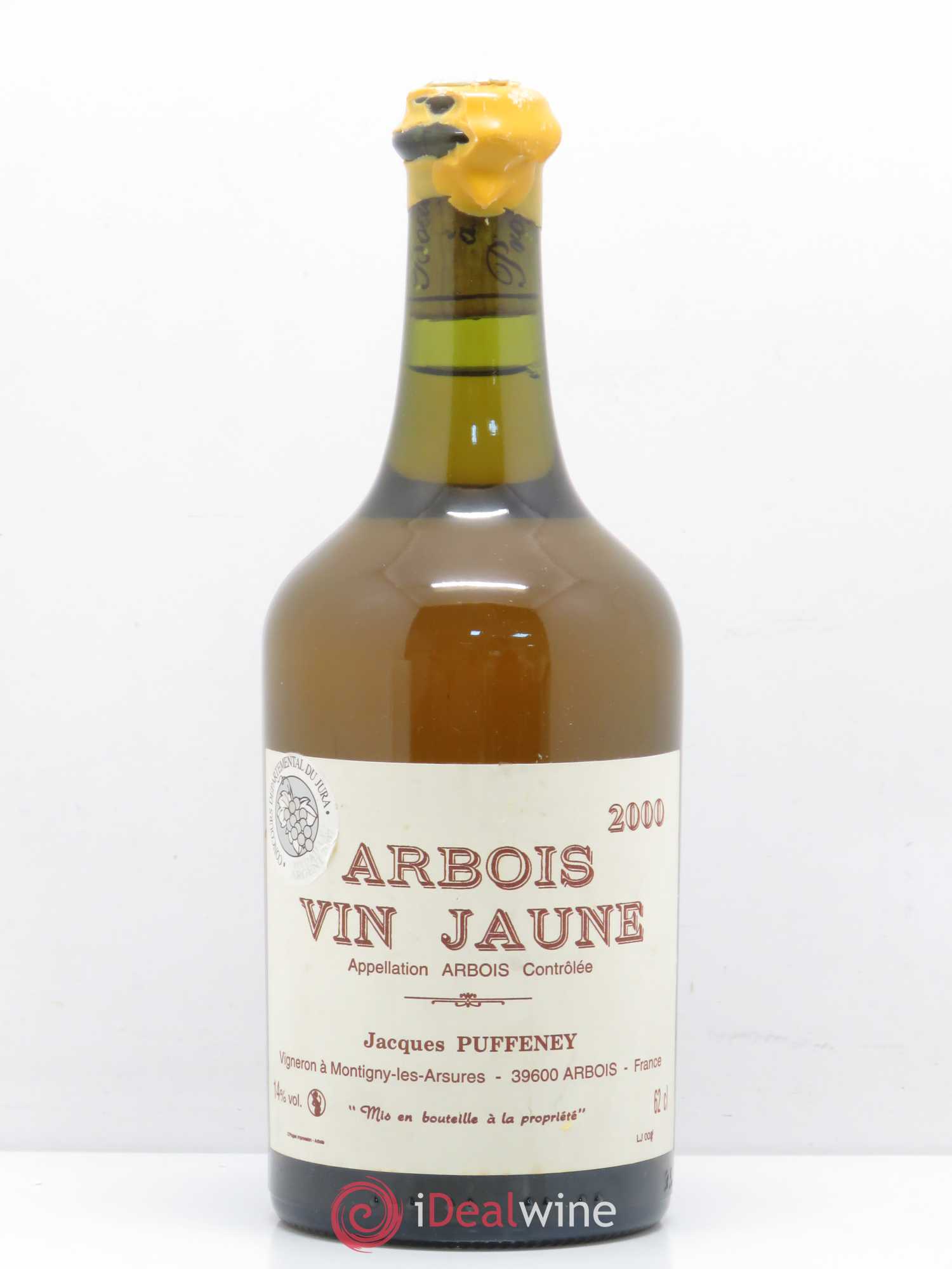 Arbois Vin Jaune Jacques Puffeney 2000 - Lot de 1 bouteille - 0