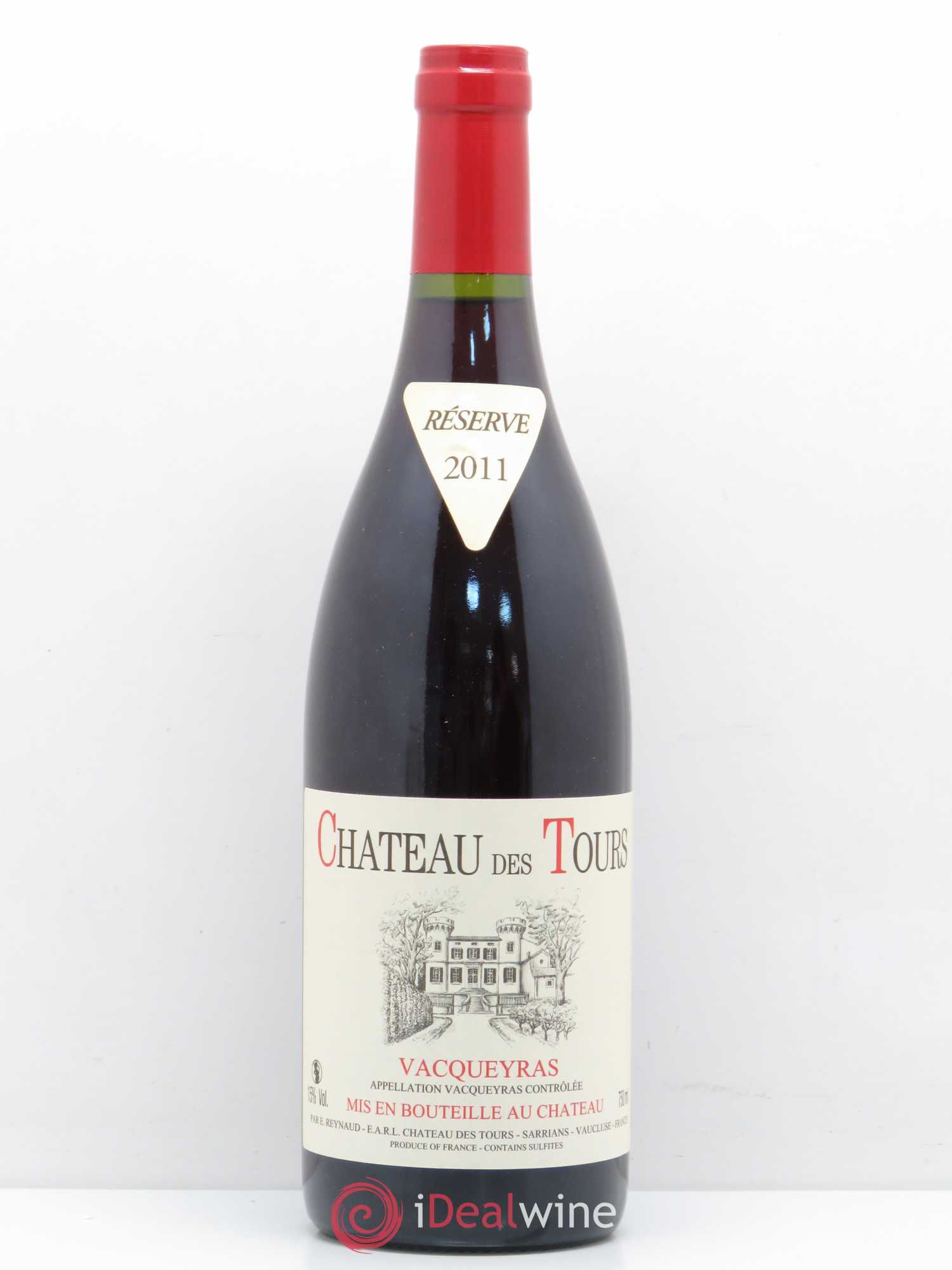 Vacqueyras Château des Tours Emmanuel Reynaud 2011 - Lot de 1 bouteille - 0