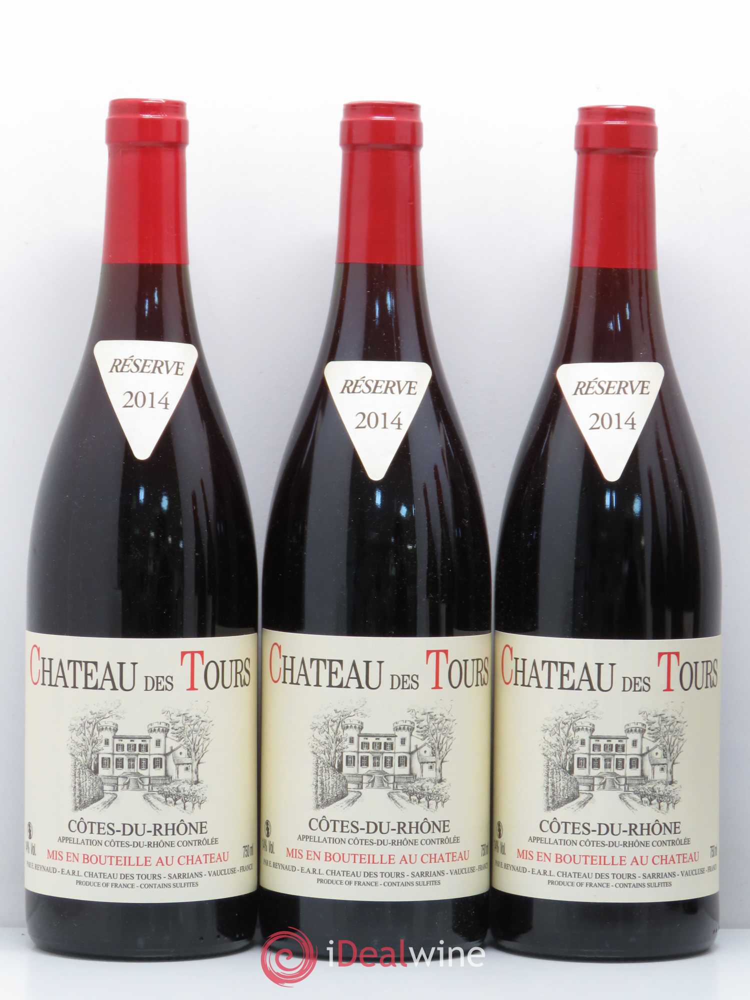 Côtes-du-Rhône Château des Tours Emmanuel Reynaud 2014 - Lot de 6 bouteilles - 1