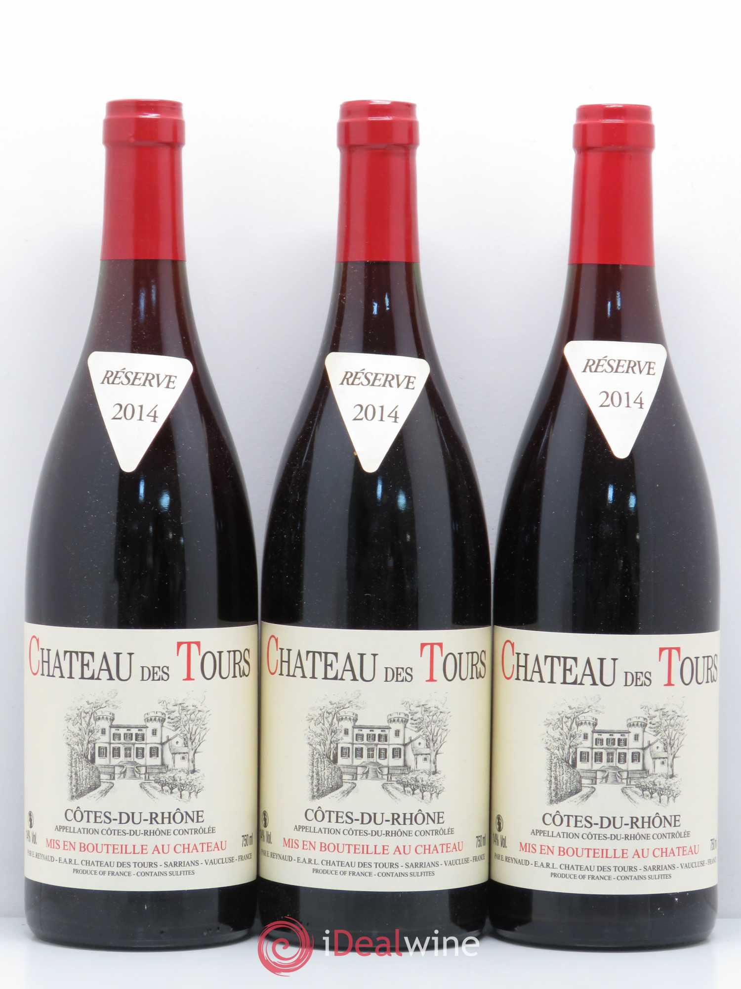 Côtes-du-Rhône Château des Tours Emmanuel Reynaud 2014 - Lot de 6 bouteilles - 2