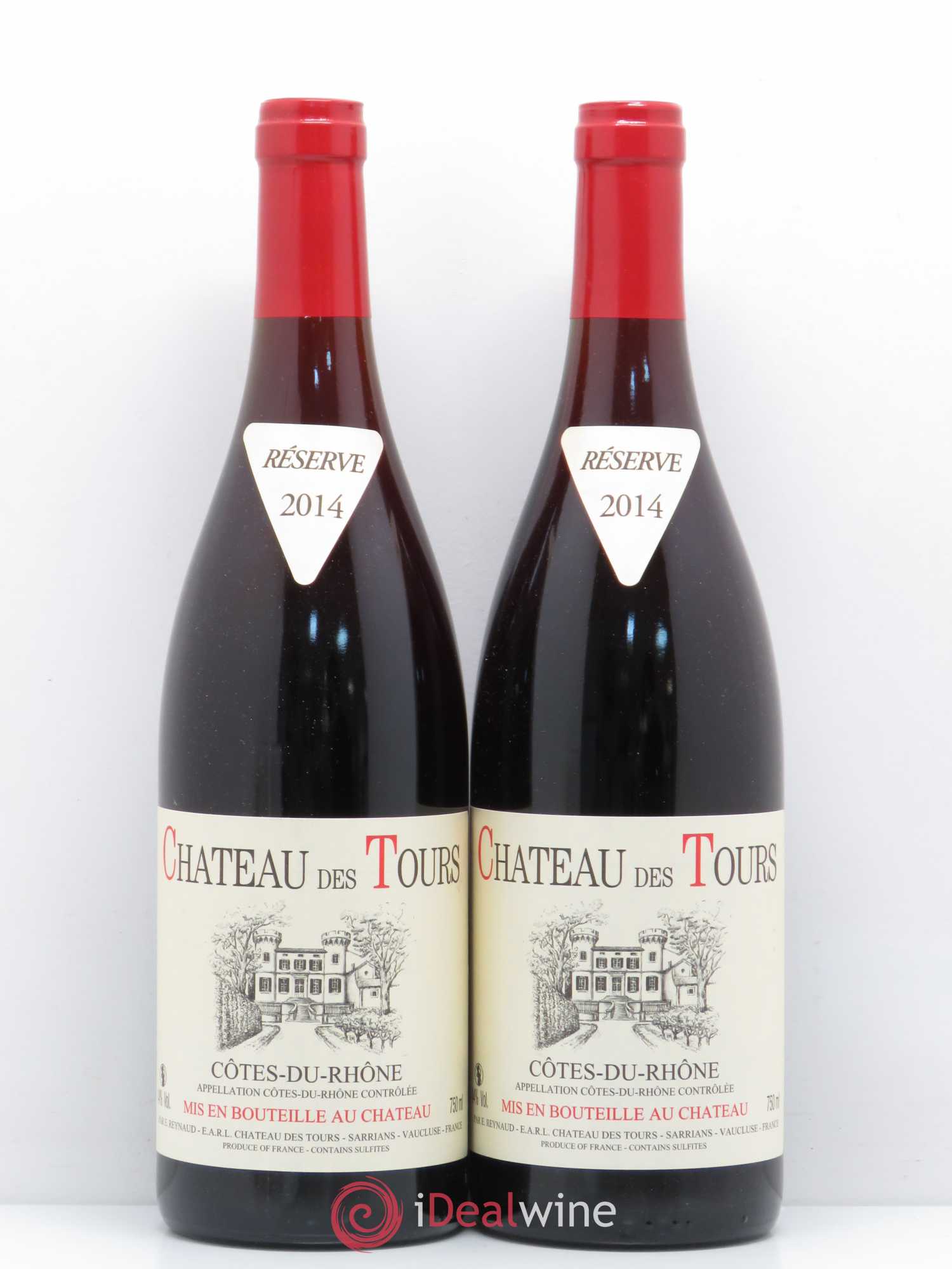 Côtes-du-Rhône Château des Tours Emmanuel Reynaud 2014 - Lot de 2 bouteilles - 0
