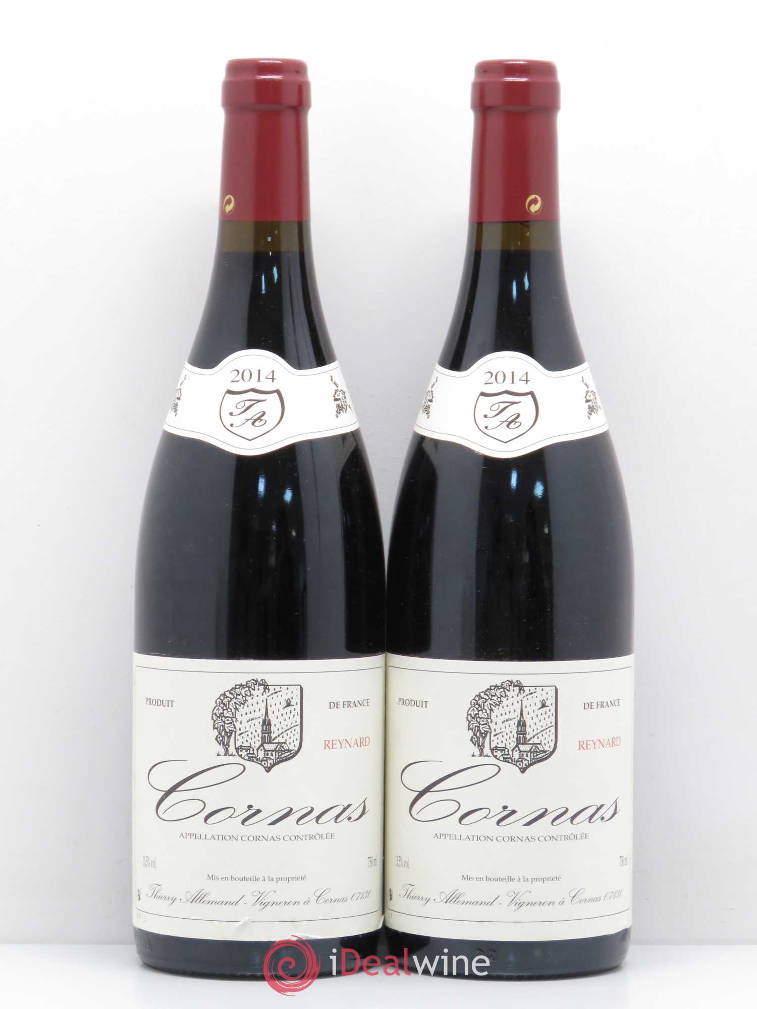 Cornas Reynard Thierry Allemand 2014 - Lot de 2 bouteilles - 0