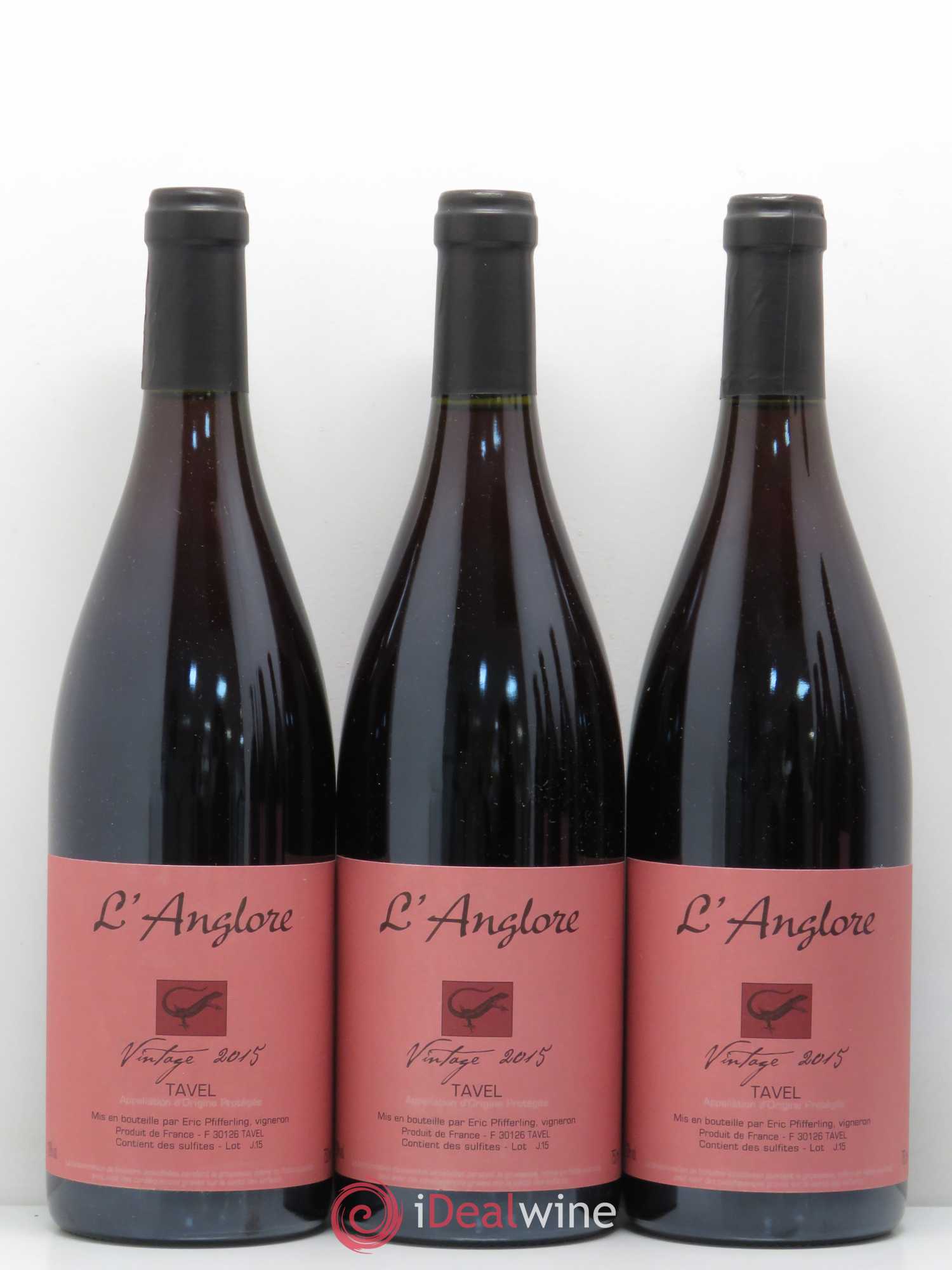 Tavel Vintage Anglore 2015 - Posten von 6 Flaschen - 1