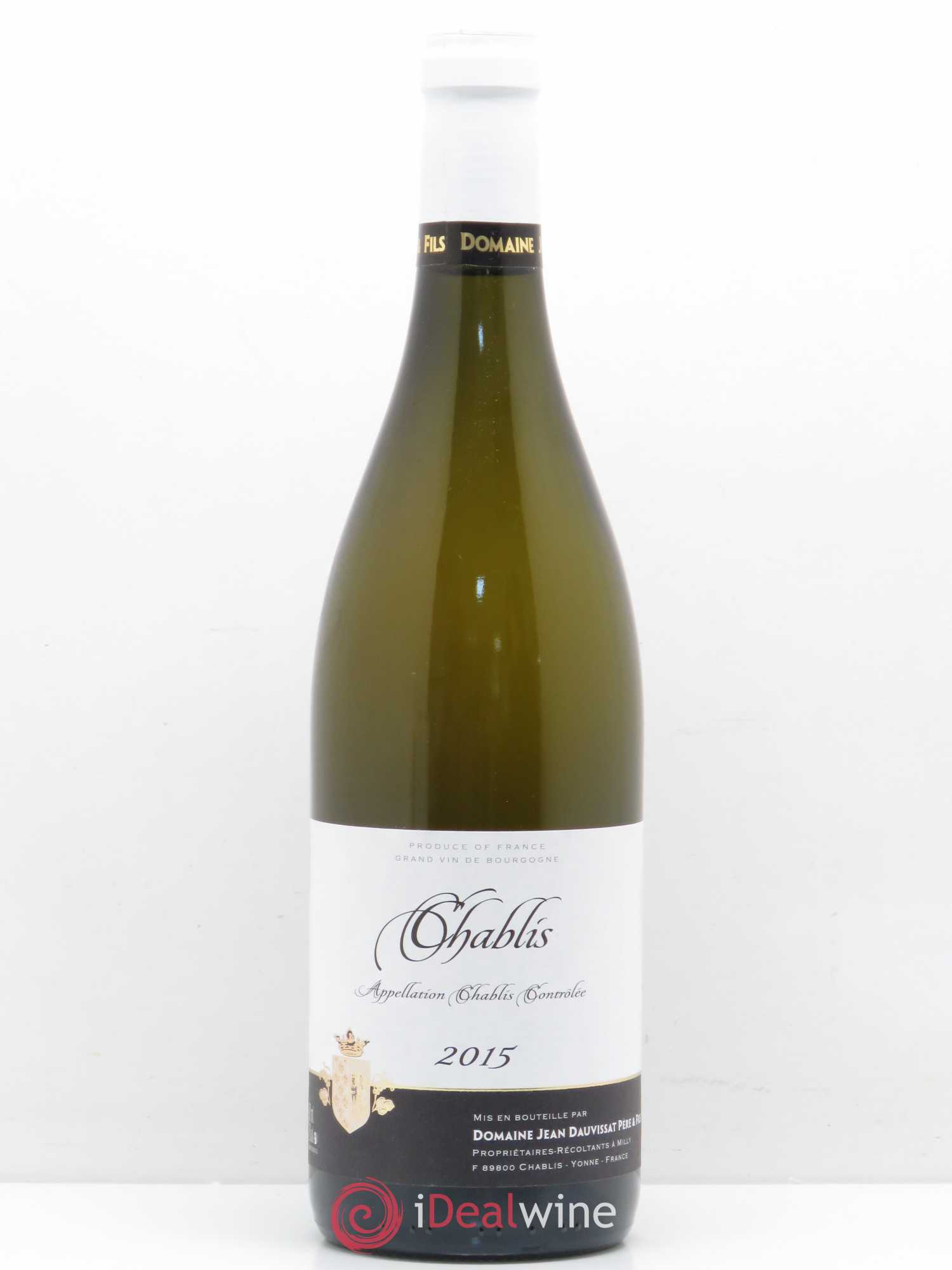 Chablis Jean Dauvissat Pere Et Fils 2015 - Posten von 1 Flasche - 0