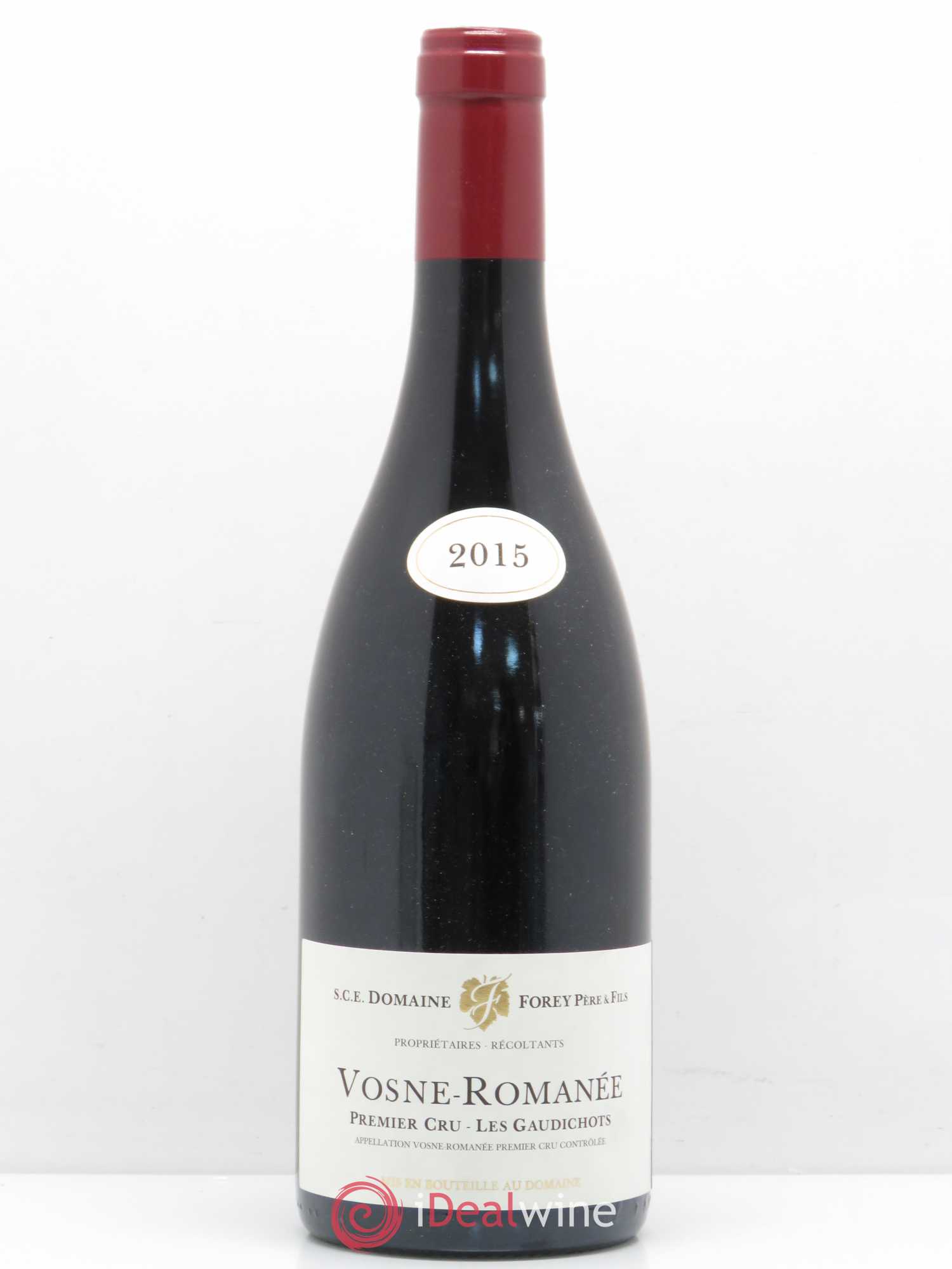 Vosne-Romanée 1er Cru Les Gaudichots Forey Père et Fils (Domaine) 2015 - Lot de 1 bouteille - 0