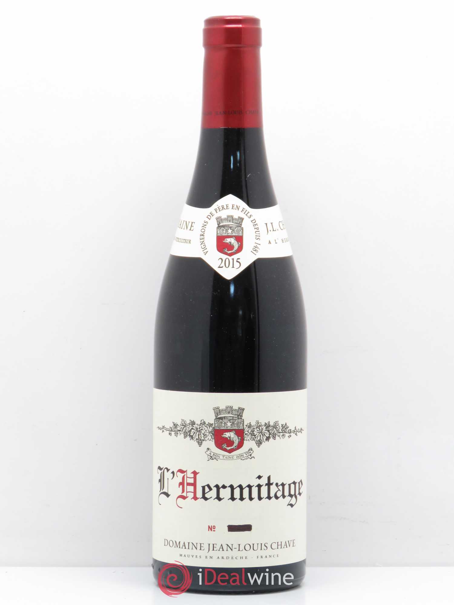 Hermitage Jean-Louis Chave 2015 - Lot de 1 bouteille - 0