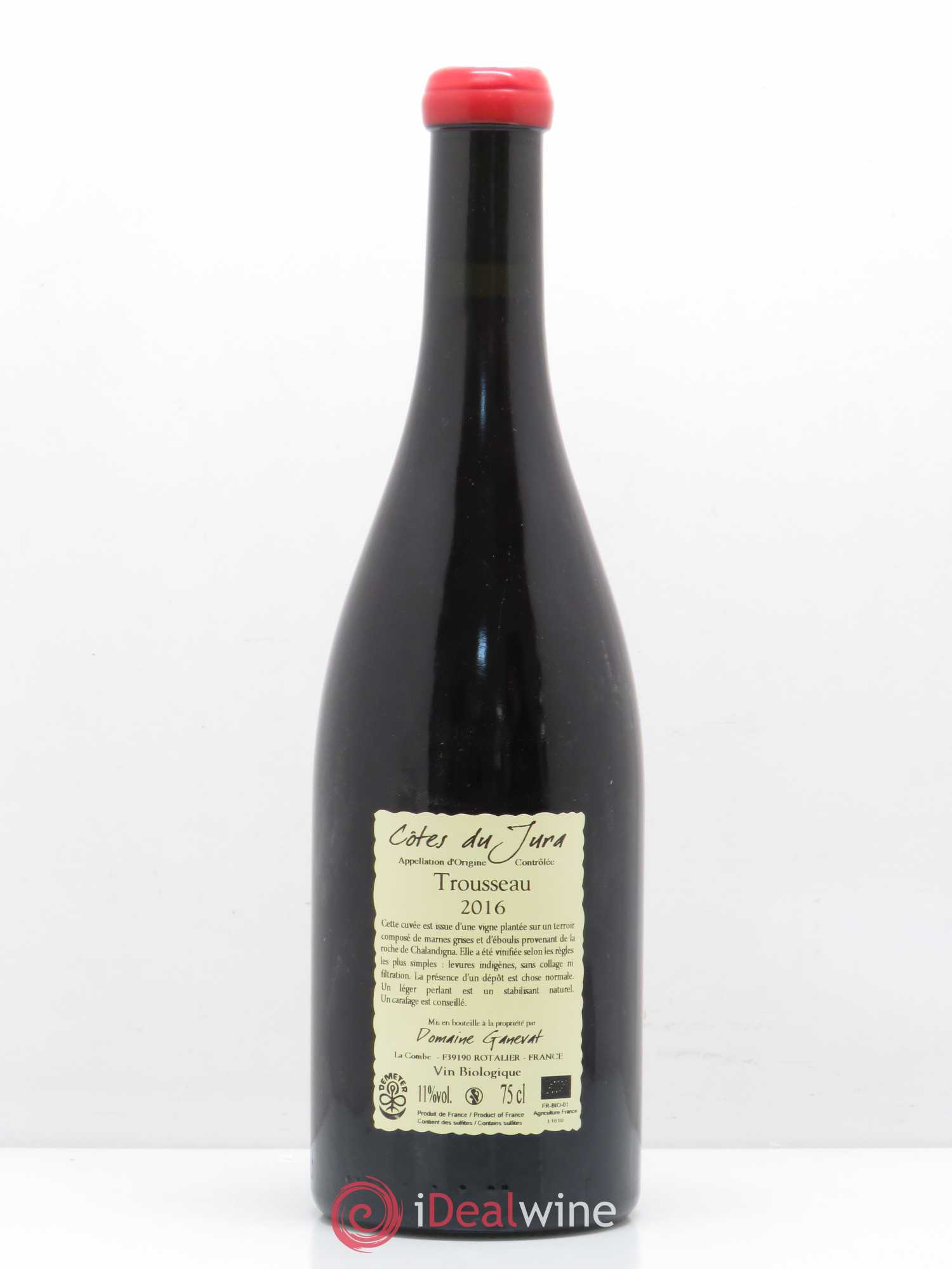 Côtes du Jura Plein Sud Jean-François Ganevat (Domaine) 2016 - Lot de 1 bouteille - 1