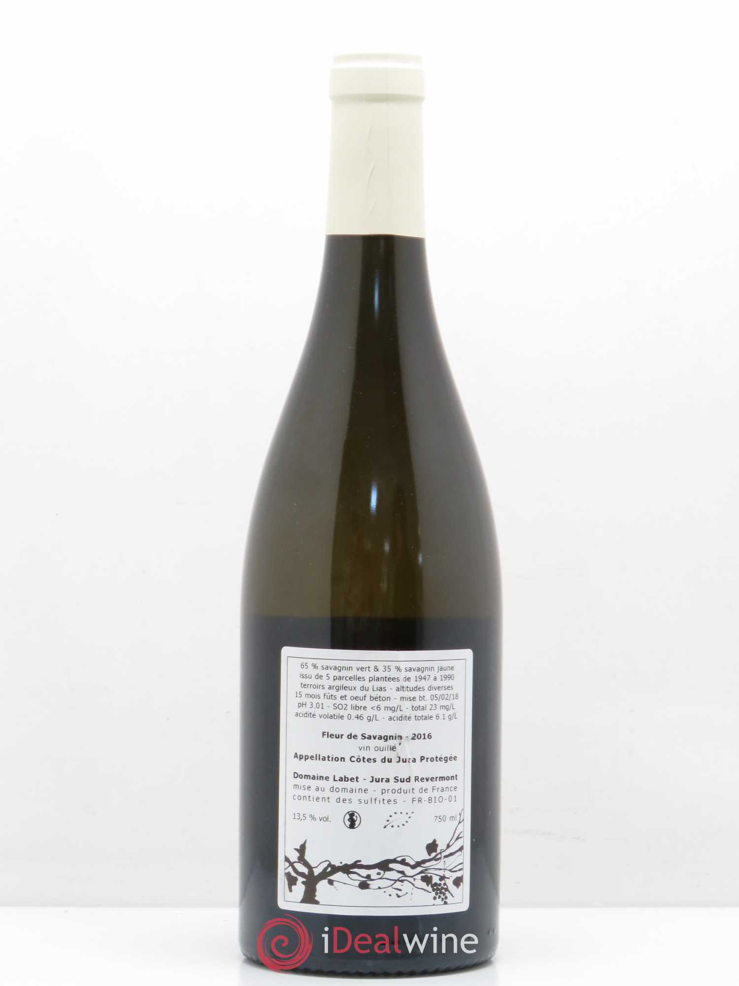 Côtes du Jura Fleur de savagnin Labet 2016 - Posten von 1 Flasche - 1