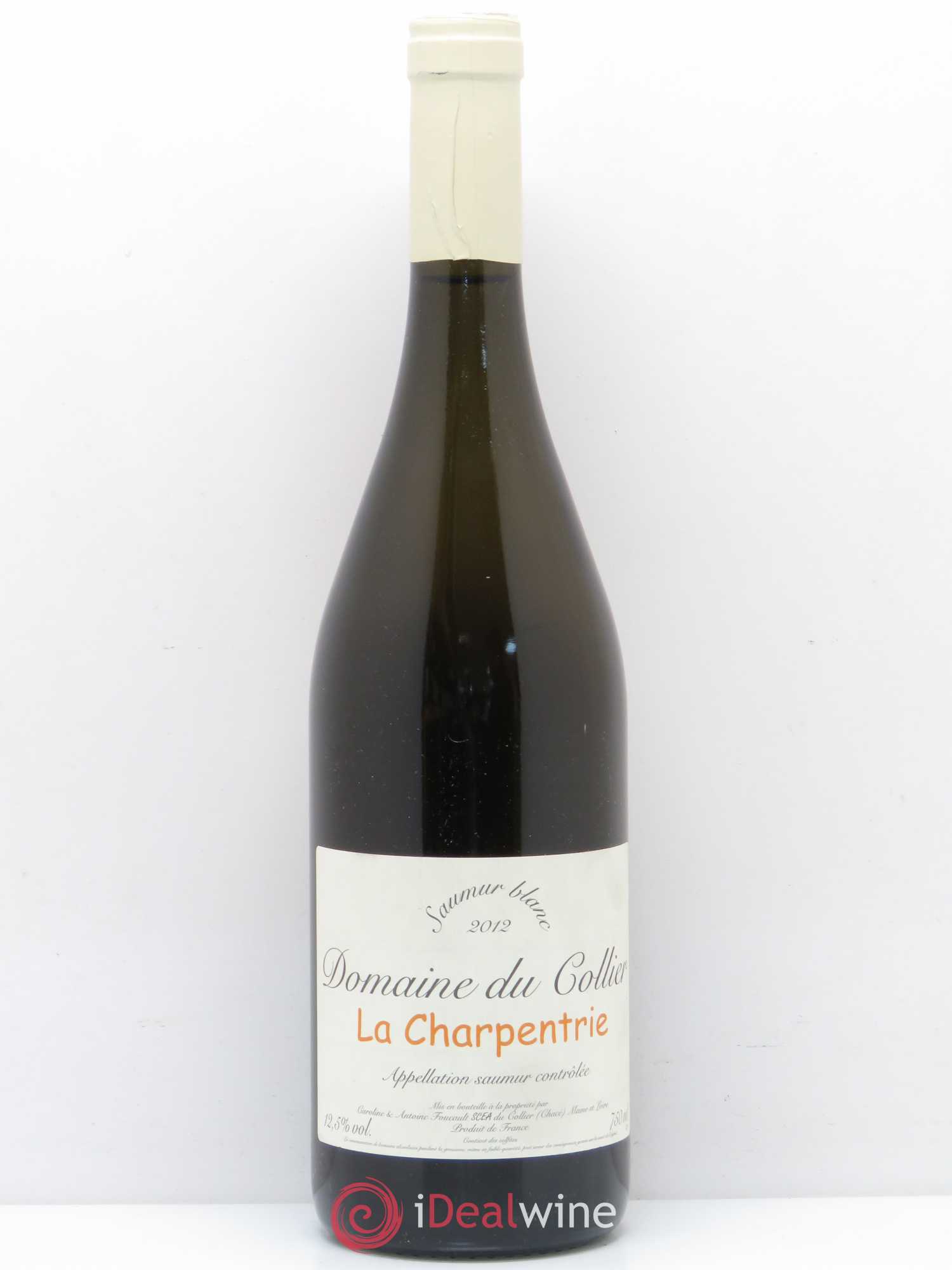 Saumur La Charpentrie Domaine du Collier 2012 - Lot de 1 bouteille - 0