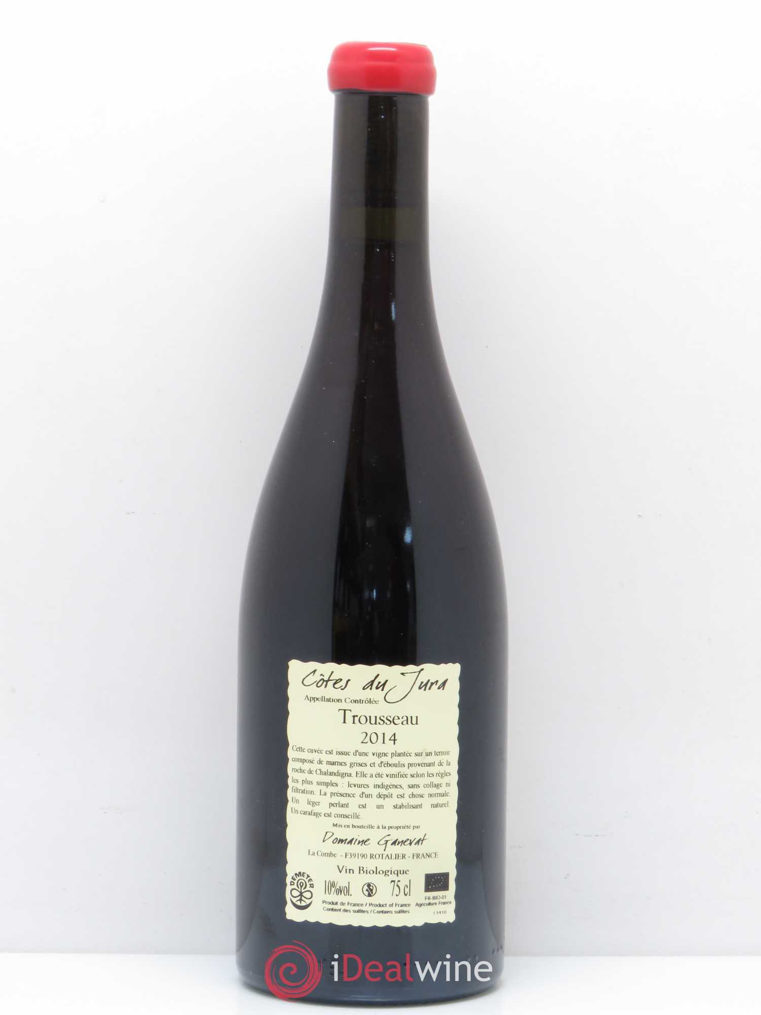 Côtes du Jura Plein Sud Jean-François Ganevat (Domaine) 2014 - Lot de 1 bouteille - 1