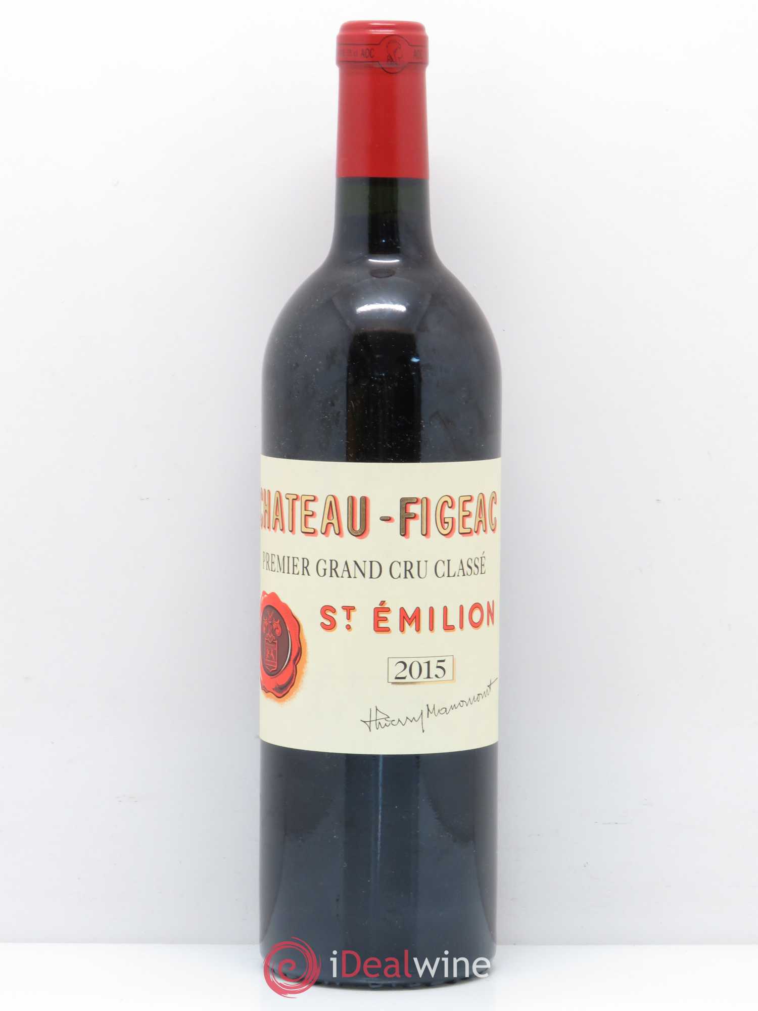Château Figeac 1er Grand Cru Classé A 2015 - Lot de 1 bouteille - 0