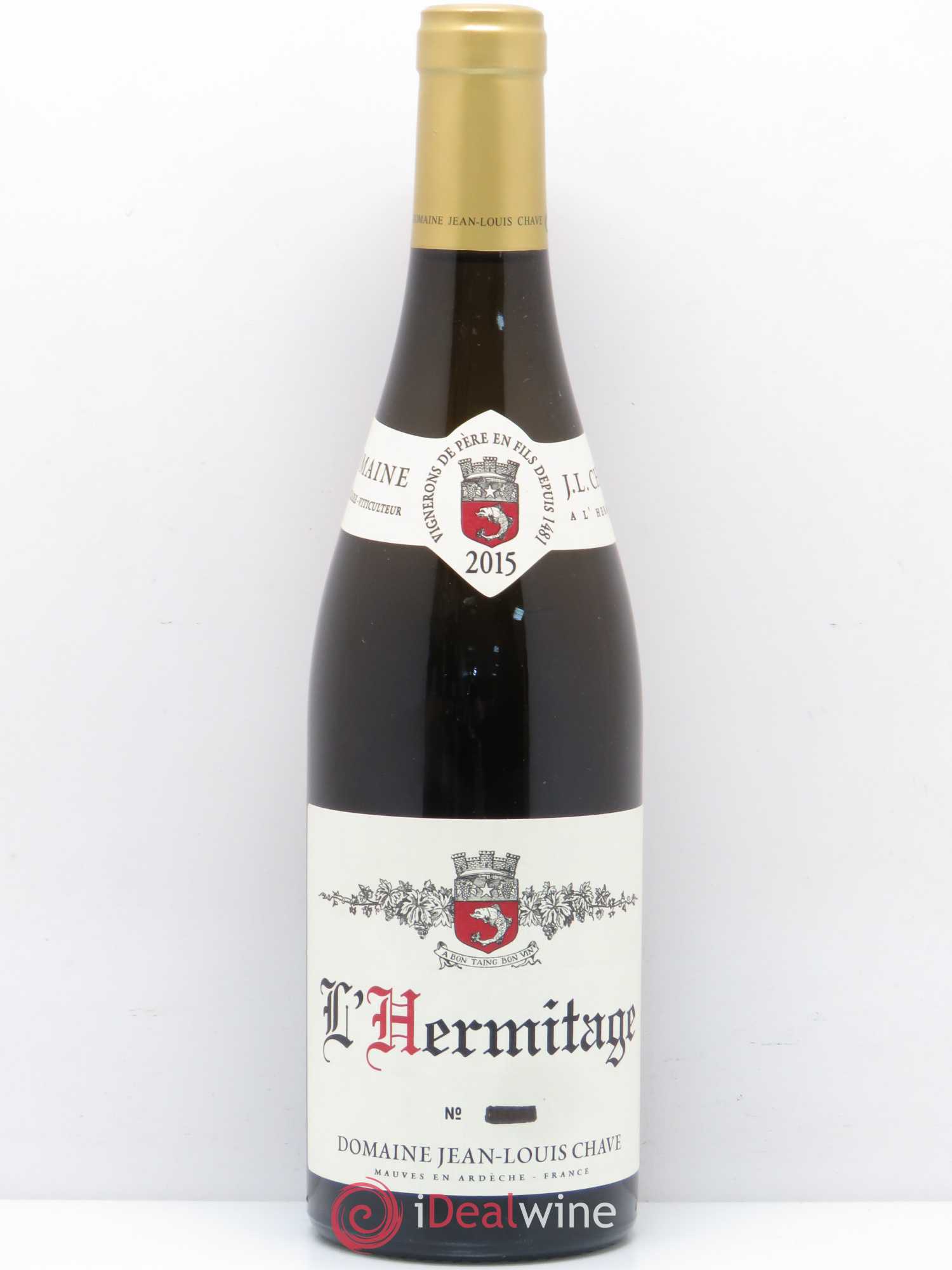 Hermitage Jean-Louis Chave 2015 - Lot de 1 bouteille - 0