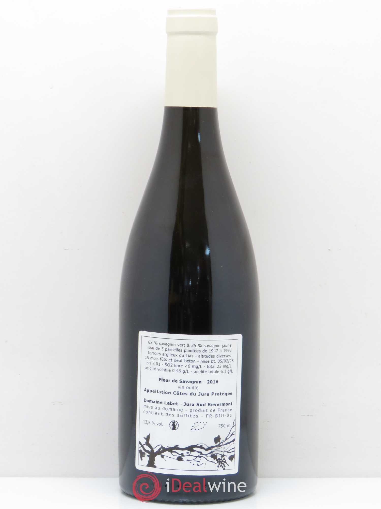 Côtes du Jura Fleur de Savagnin Labet 2016 - Posten von 1 Flasche - 1