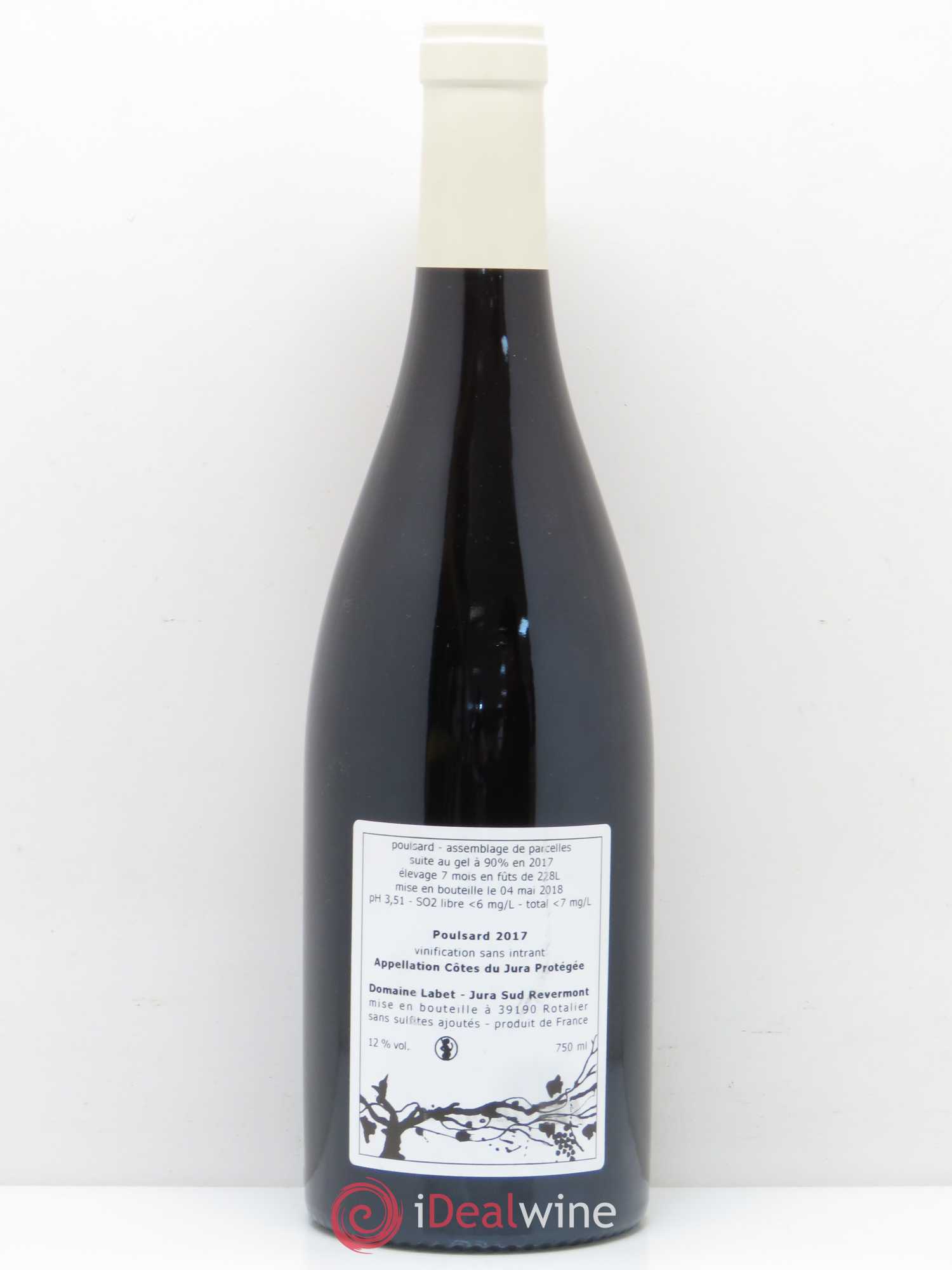 Côtes du Jura Poulsard Domaine Labet 2017 - Lot de 1 bouteille - 1