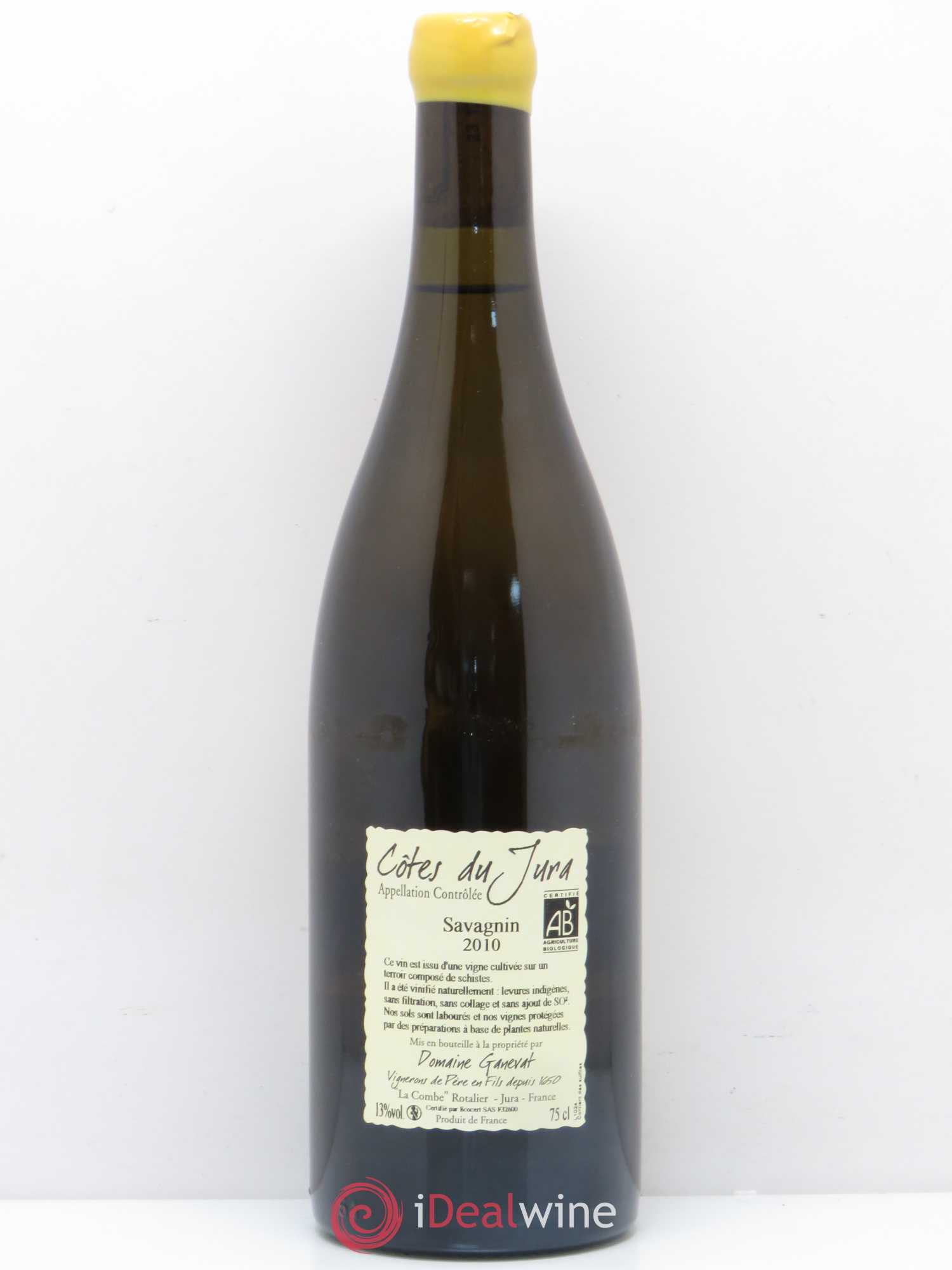 Côtes du Jura Clos Champ Bernard Jean-Francois Ganevat 2010 - Posten von 1 Flasche - 1