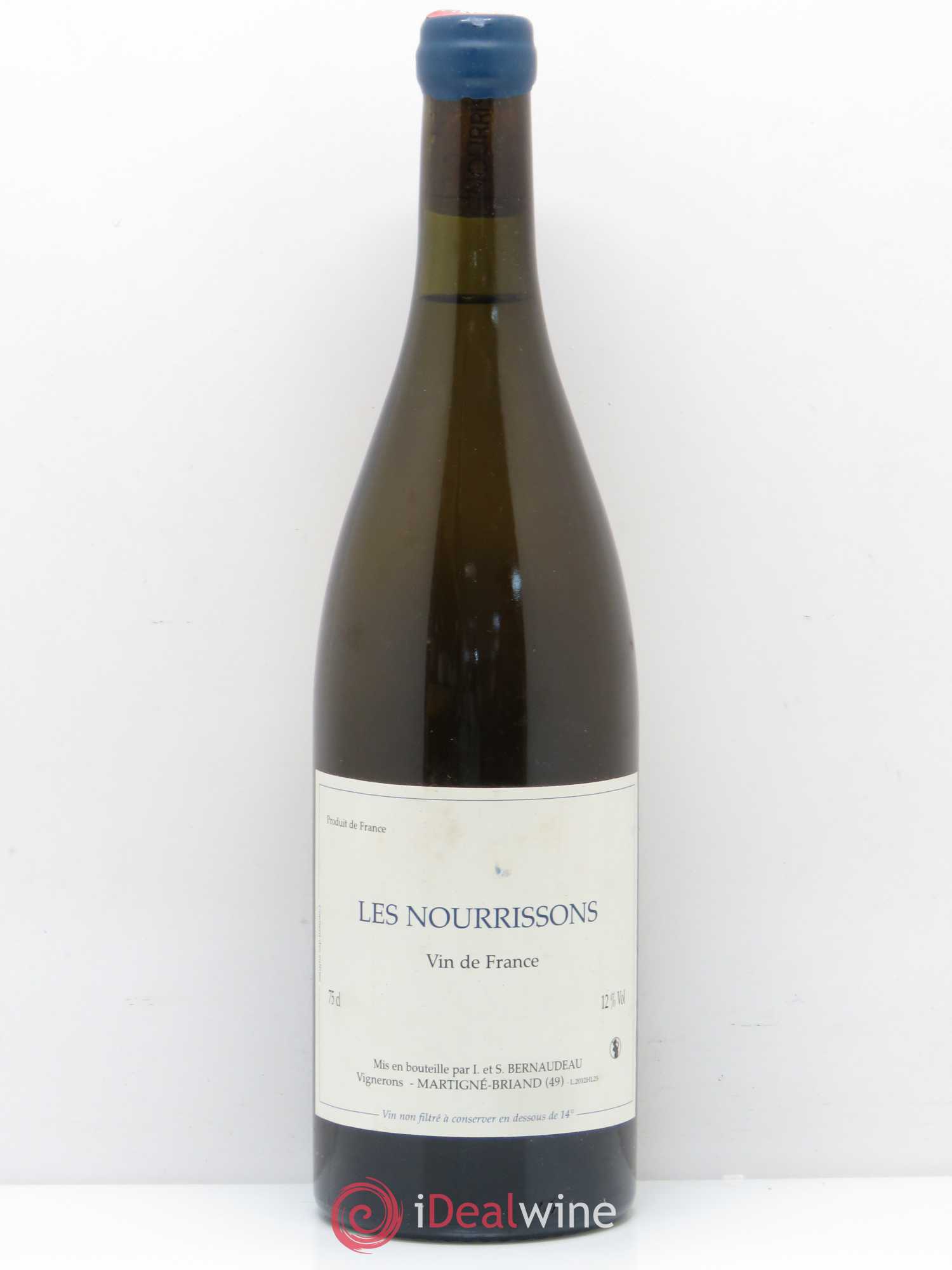 Vin de France Les Nourrissons Stéphane Bernaudeau 2012 - Lot de 1 bouteille - 0