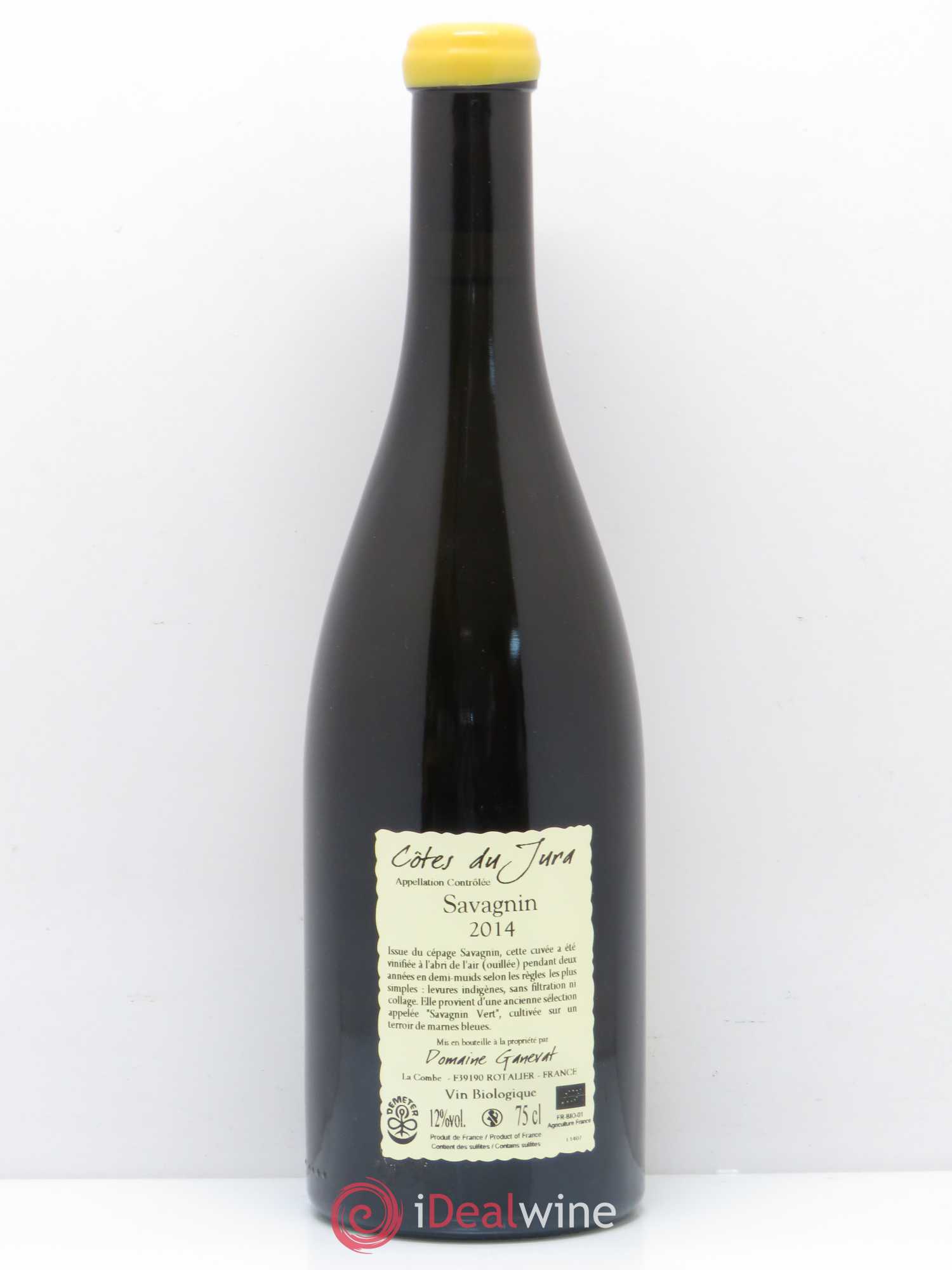 Côtes du Jura Les Chalasses Marnes Bleues Jean-François Ganevat (Domaine) 2014 - Lot de 1 bouteille - 1