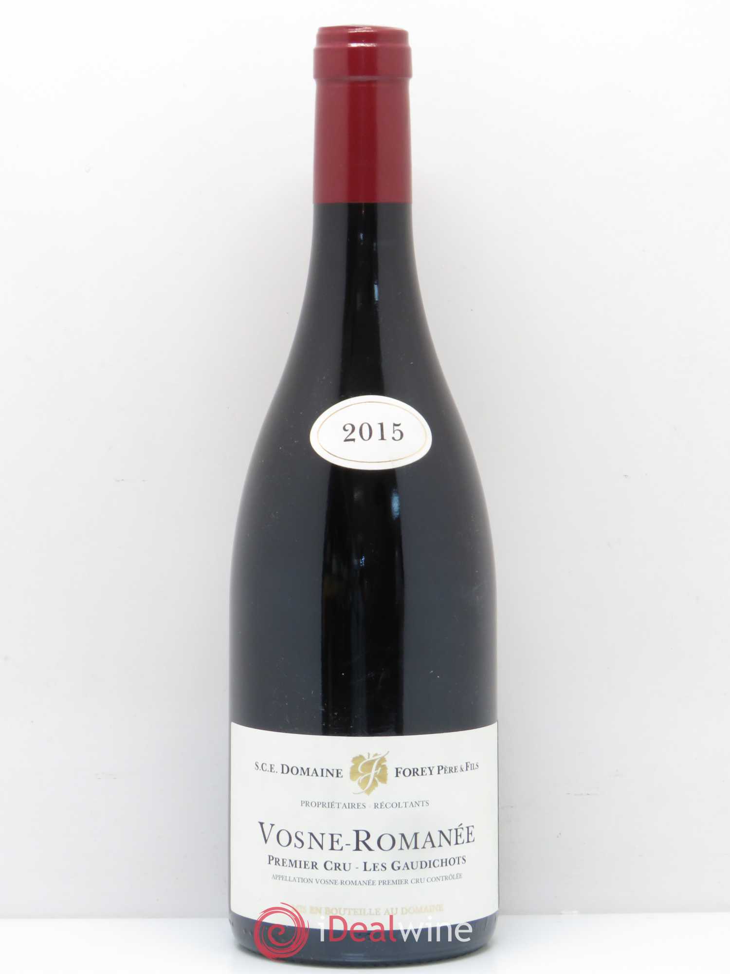 Vosne-Romanée 1er Cru Les Gaudichots Forey Père et Fils (Domaine) 2015 - Lot de 1 bouteille - 0