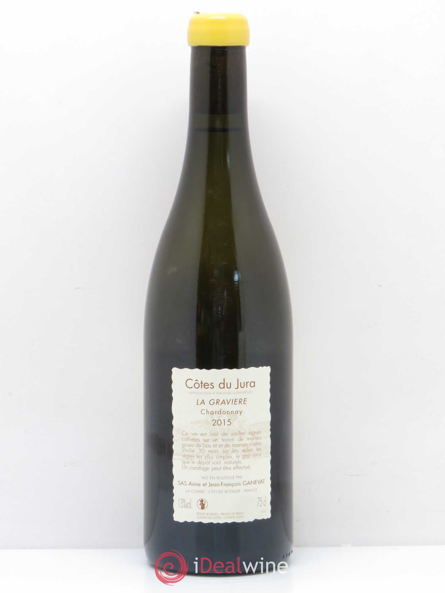 Côtes du Jura Chardonnay Graviere Jean-Francois Ganevat 2015 - Posten von 1 Flasche - 1