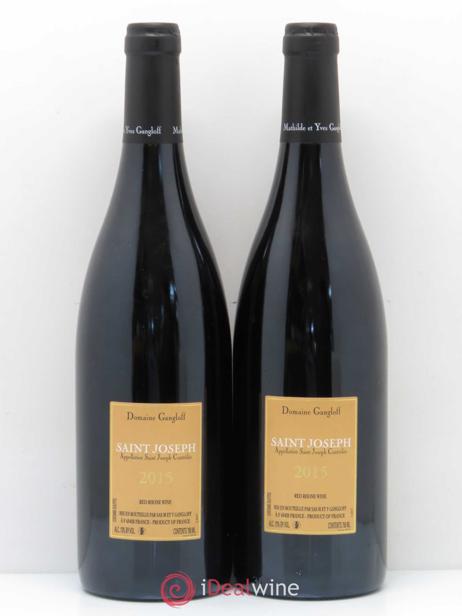 Saint-Joseph Gangloff (Domaine) 2015 - Lot de 2 bouteilles - 1