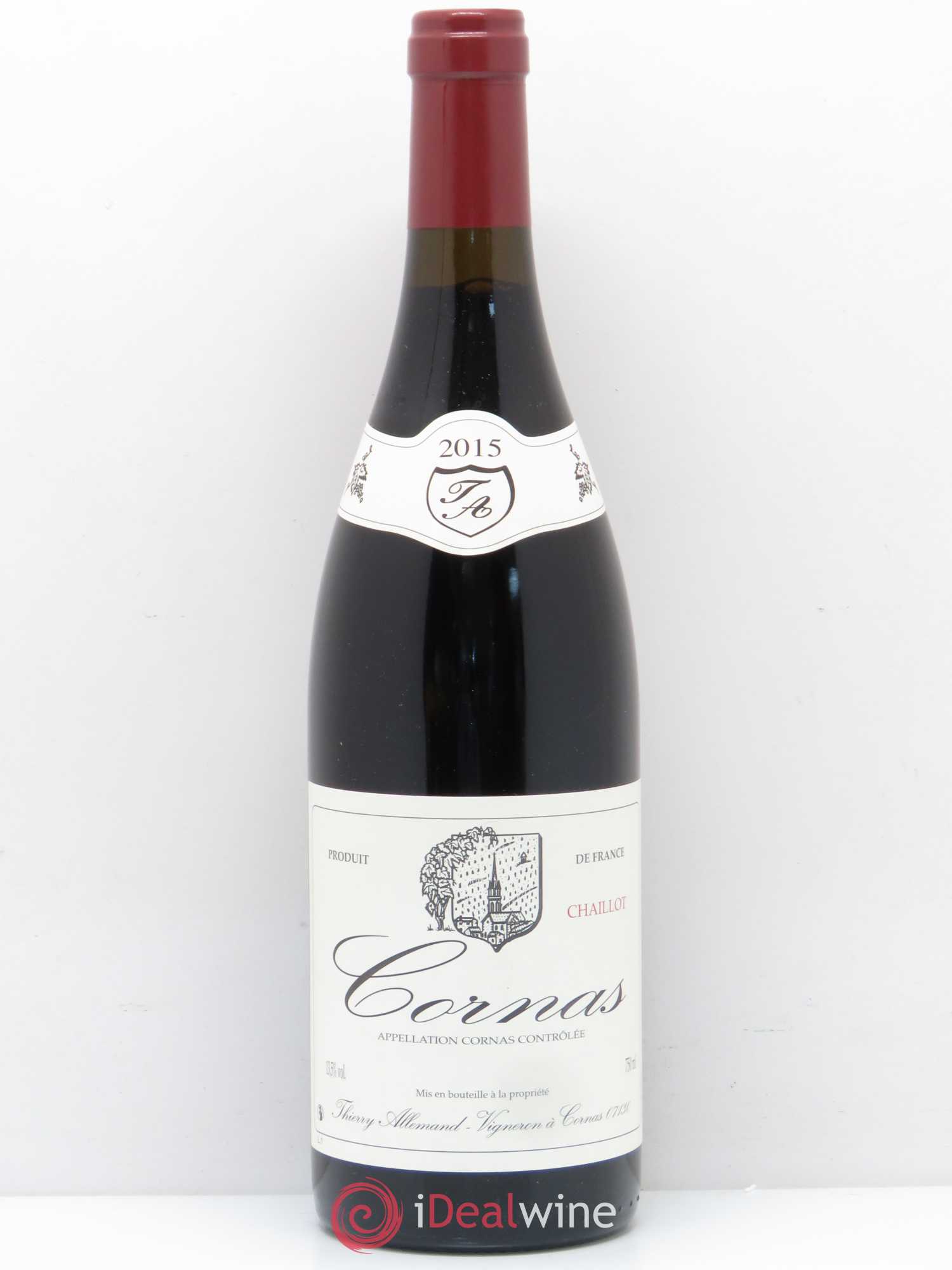 Cornas Chaillot Thierry Allemand 2015 - Lot de 1 bouteille - 0