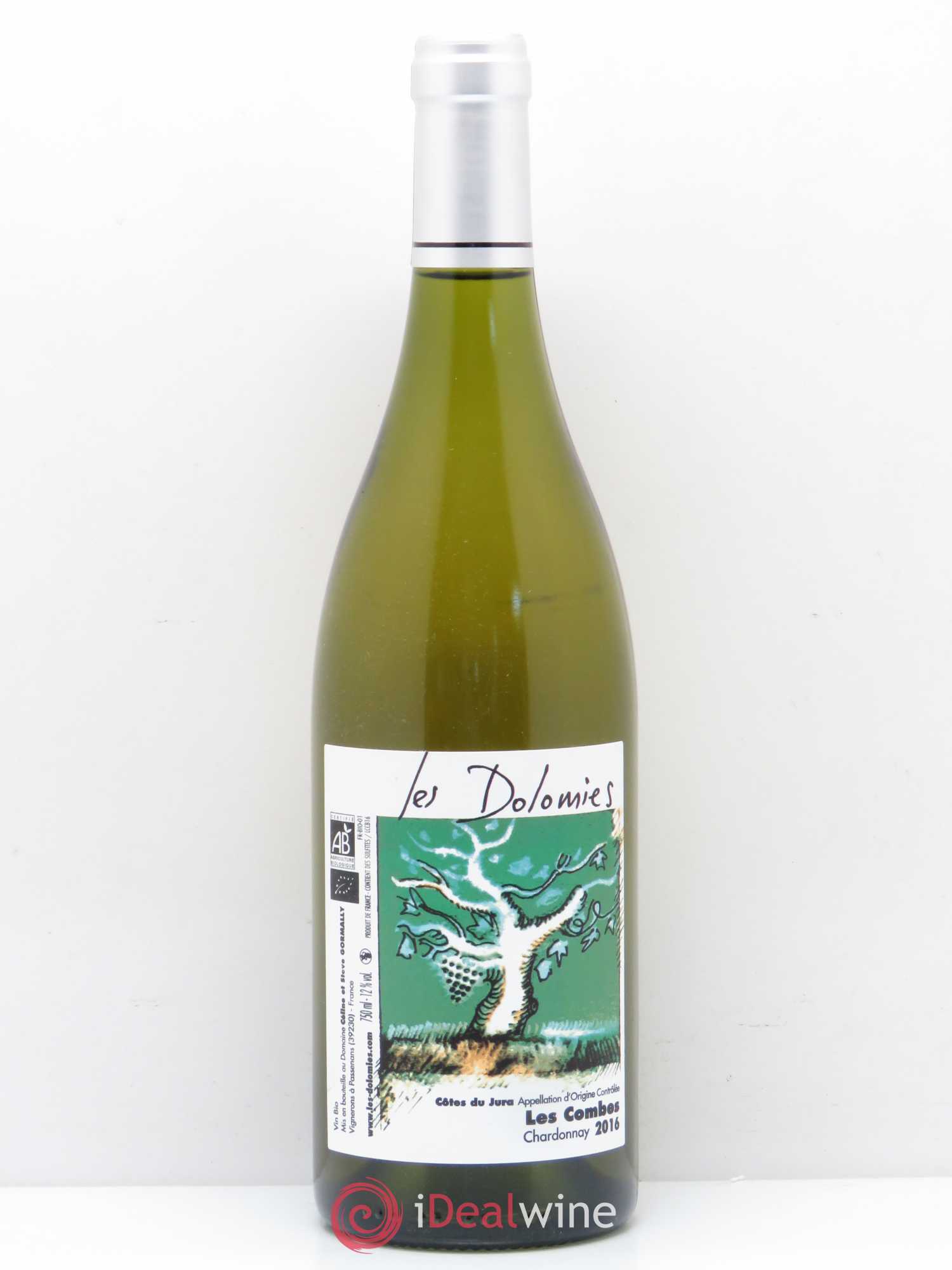 Côtes du Jura Les Combes Chardonnay Dolomies 2016 - Lot of 1 bottle - 0