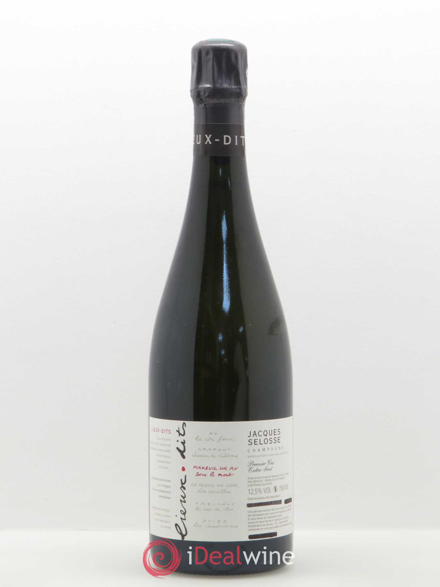 Mareuil sur Ay Sous le Mont Extra-Brut Jacques Selosse - Lot de 1 bouteille - 0