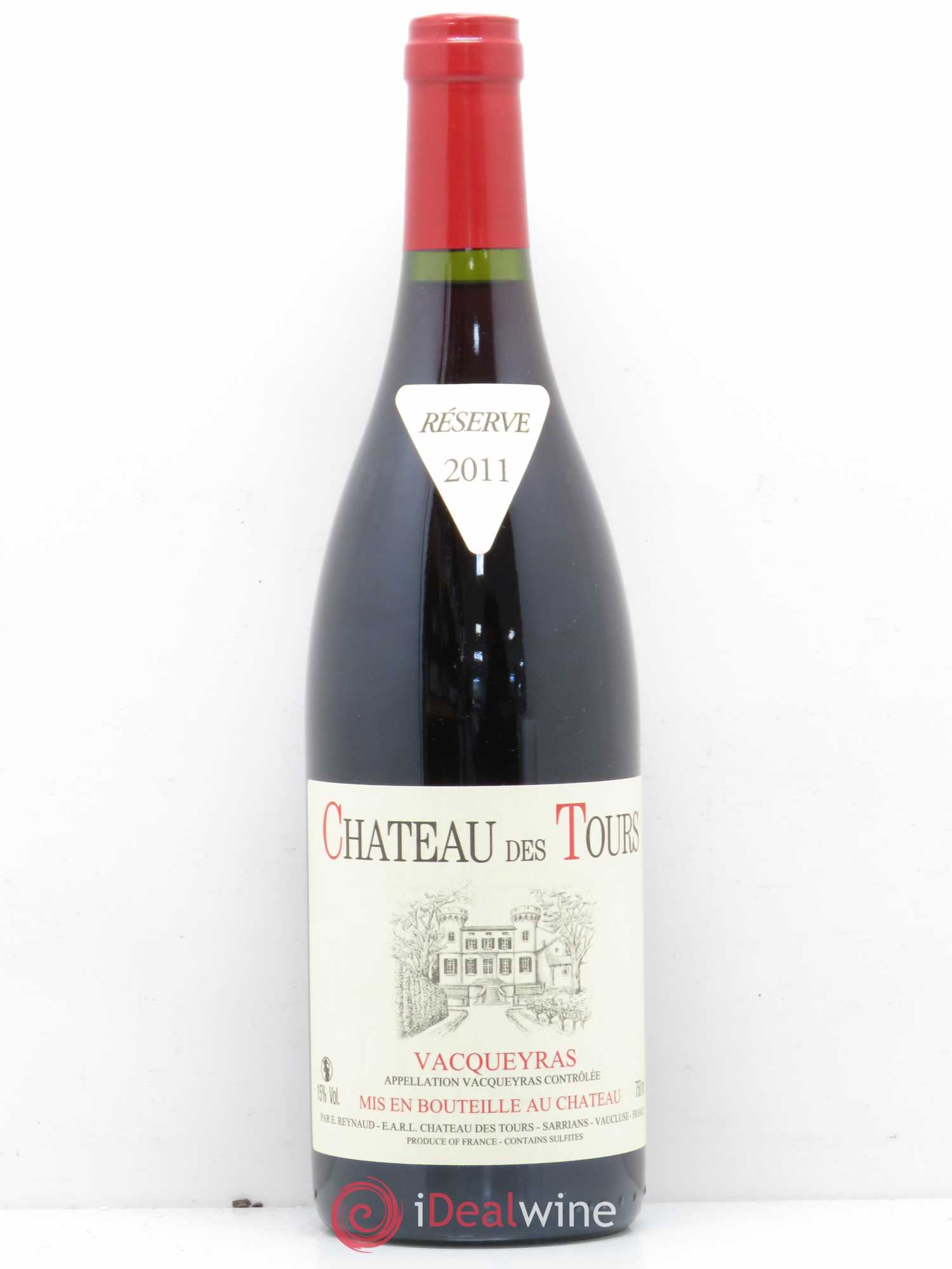 Vacqueyras Château des Tours Emmanuel Reynaud 2011 - Lot de 1 bouteille - 0