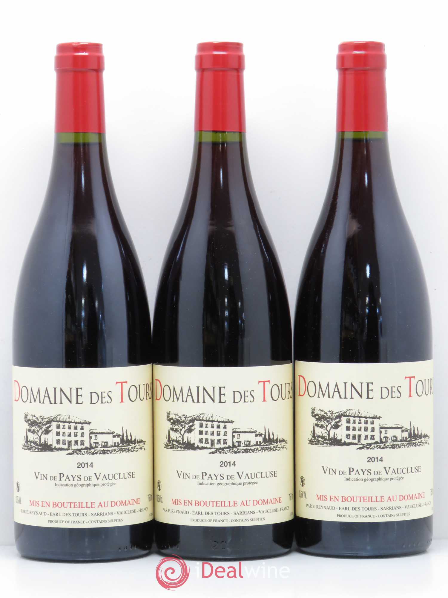 Vaucluse (Vin de Pays de Vaucluse) Domaine des Tours Emmanuel Reynaud 2014 - Lot de 6 bouteilles - 1