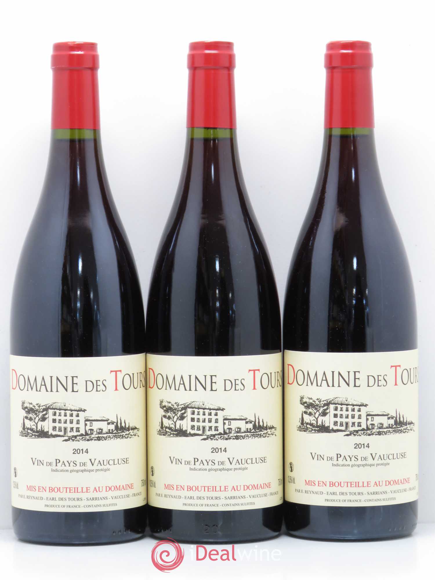 Vaucluse (Vin de Pays de Vaucluse) Domaine des Tours Emmanuel Reynaud 2014 - Lot de 6 bouteilles - 2