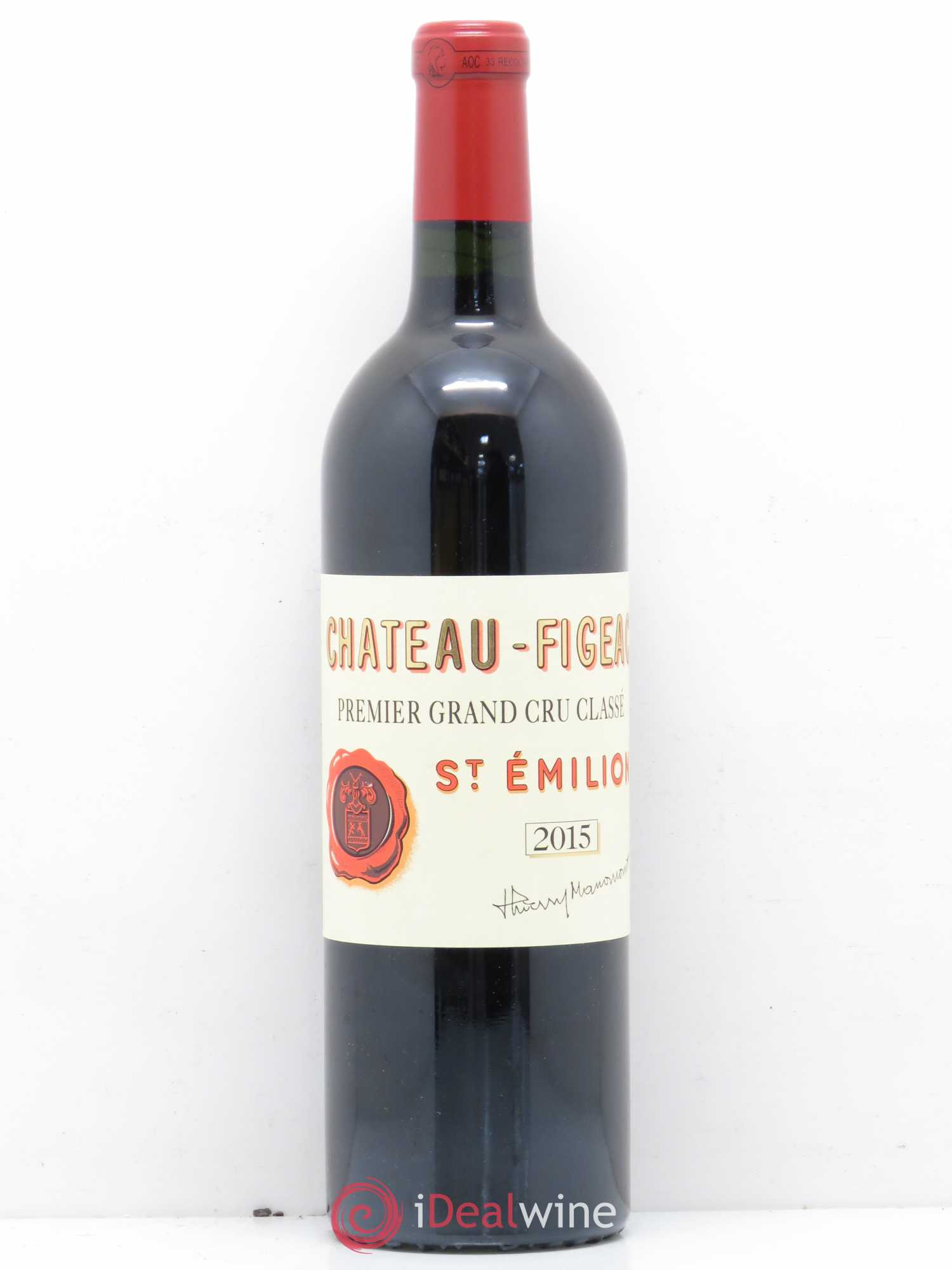 Château Figeac 1er Grand Cru Classé A 2015 - Lot de 1 bouteille - 0