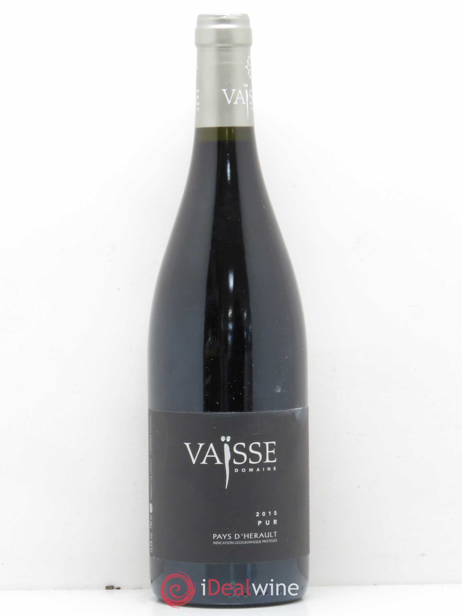Pays d'Hérault Domaine Vaisse Pur 2015 - Posten von 1 Flasche - 0
