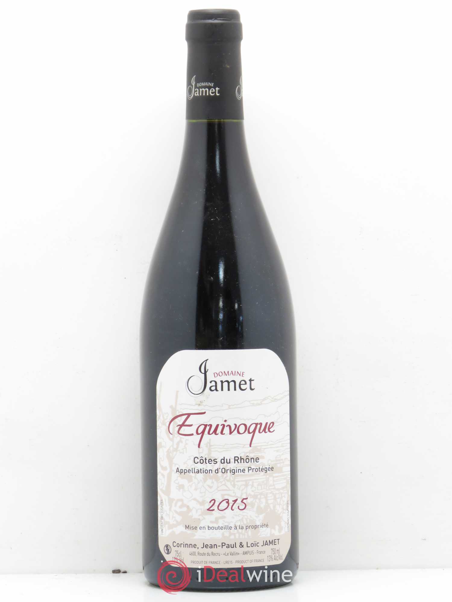 Côtes-du-Rhône Equivoque Jamet 2015 - Posten von 1 Flasche - 0