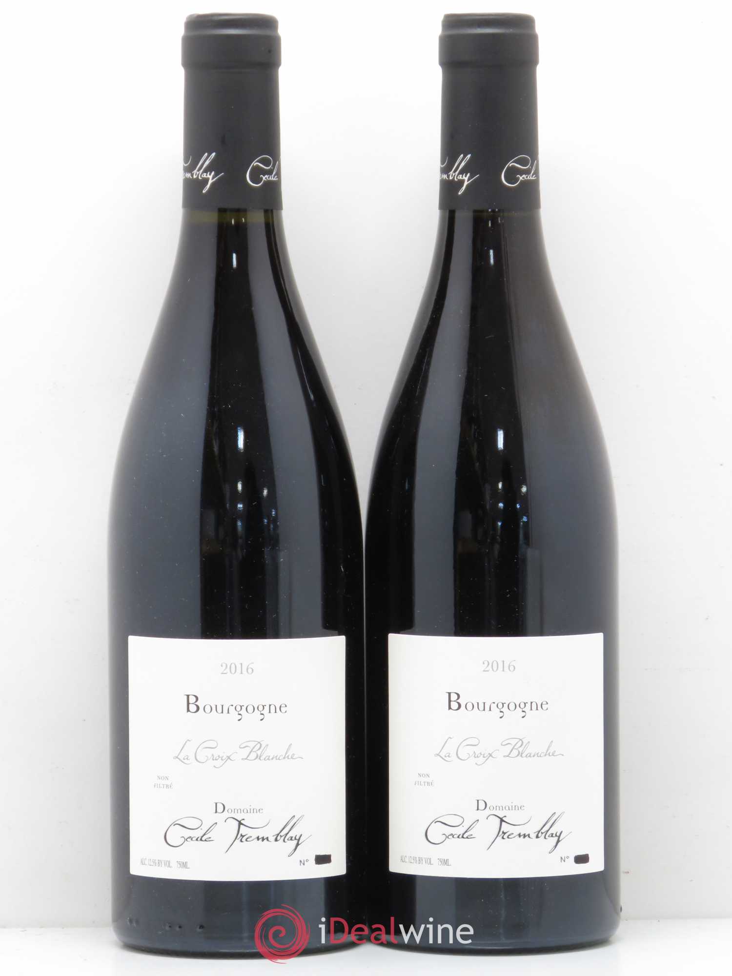 Bourgogne Croix Blanche Domaine Cecile Tremblay 2016 - Posten von 2 Flaschen - 0
