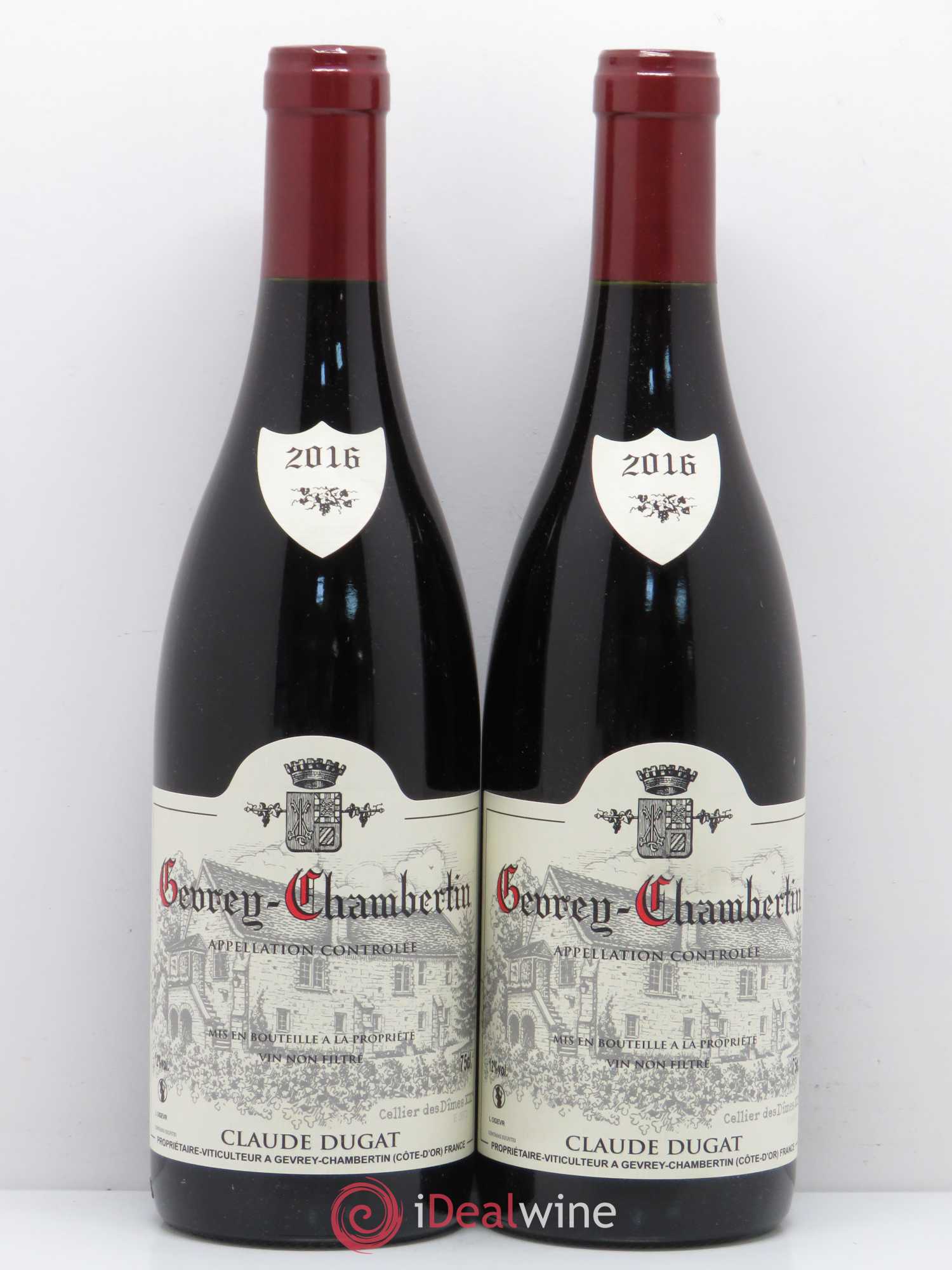 Gevrey-Chambertin Claude Dugat 2016 - Lot de 2 bouteilles - 0