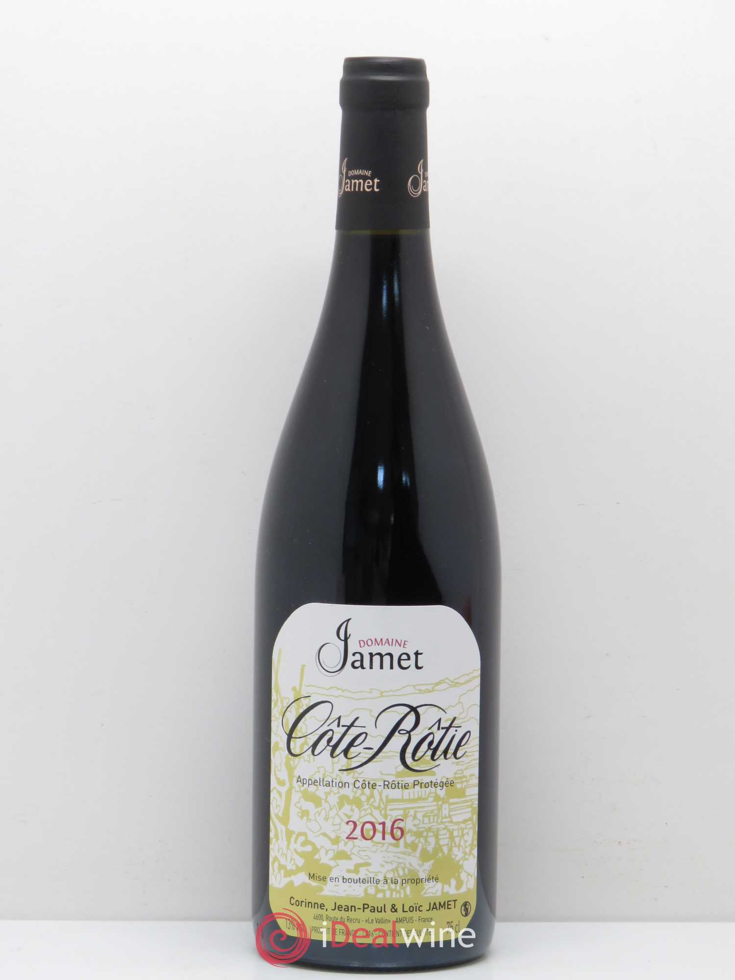 Côte-Rôtie Jamet (Domaine) 2016 - Lot de 1 bouteille - 0