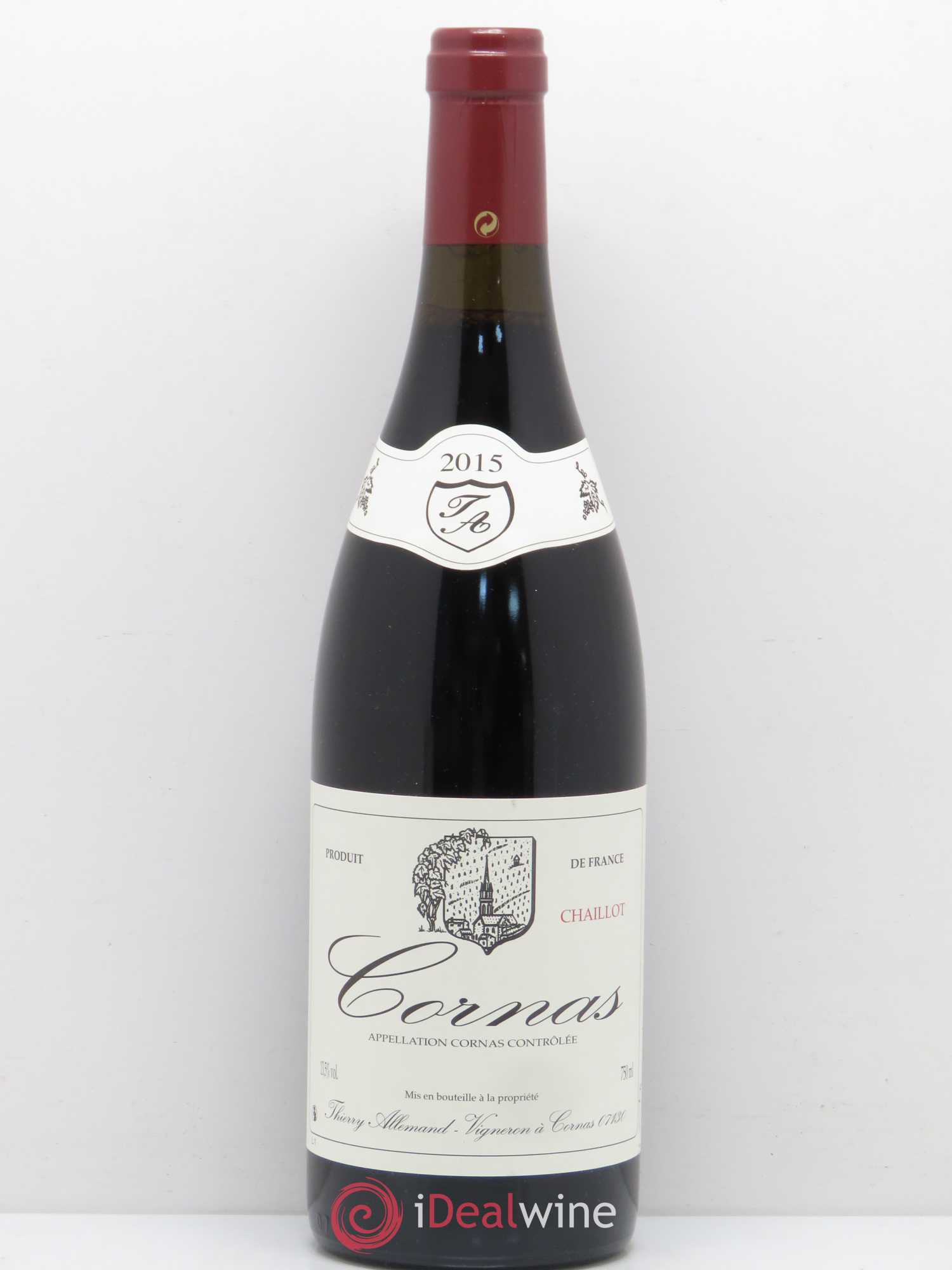 Cornas Chaillot Thierry Allemand 2015 - Lot de 1 bouteille - 0