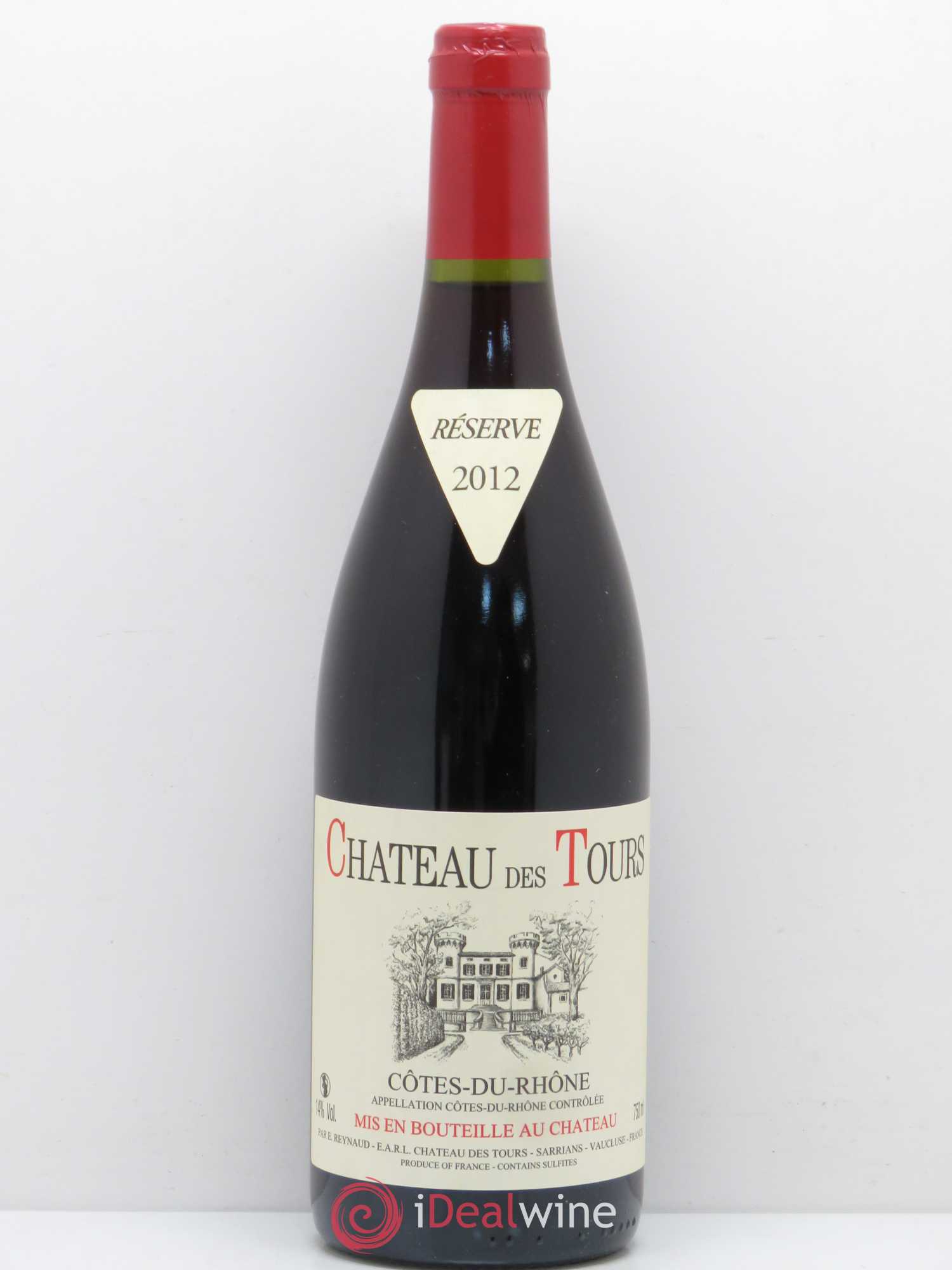 Côtes-du-Rhône Château des Tours Emmanuel Reynaud 2012 - Lot de 1 bouteille - 0