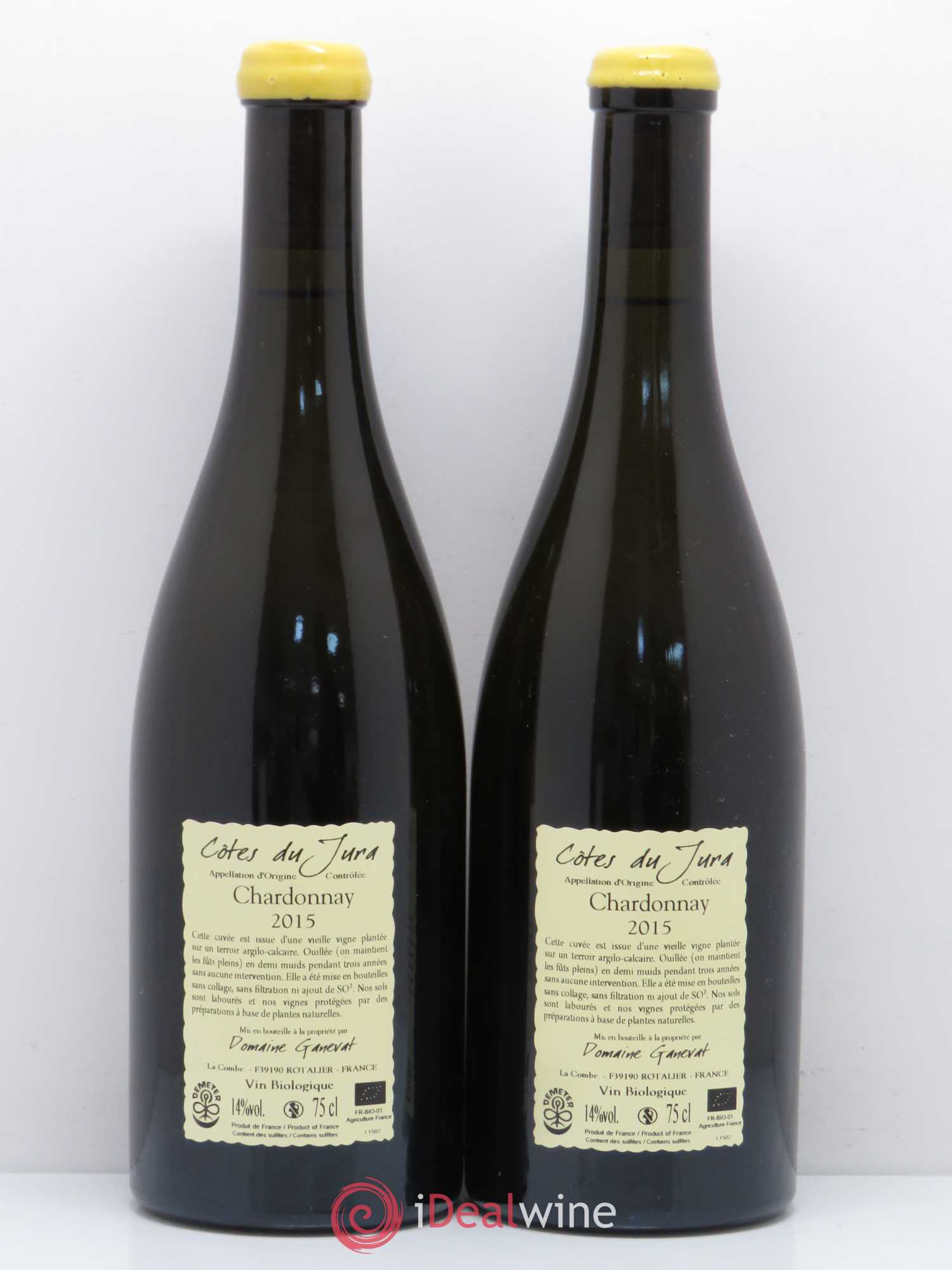 Côtes du Jura Les Chamois du Paradis Jean-François Ganevat (Domaine) 2015 - Lot de 2 bouteilles - 1