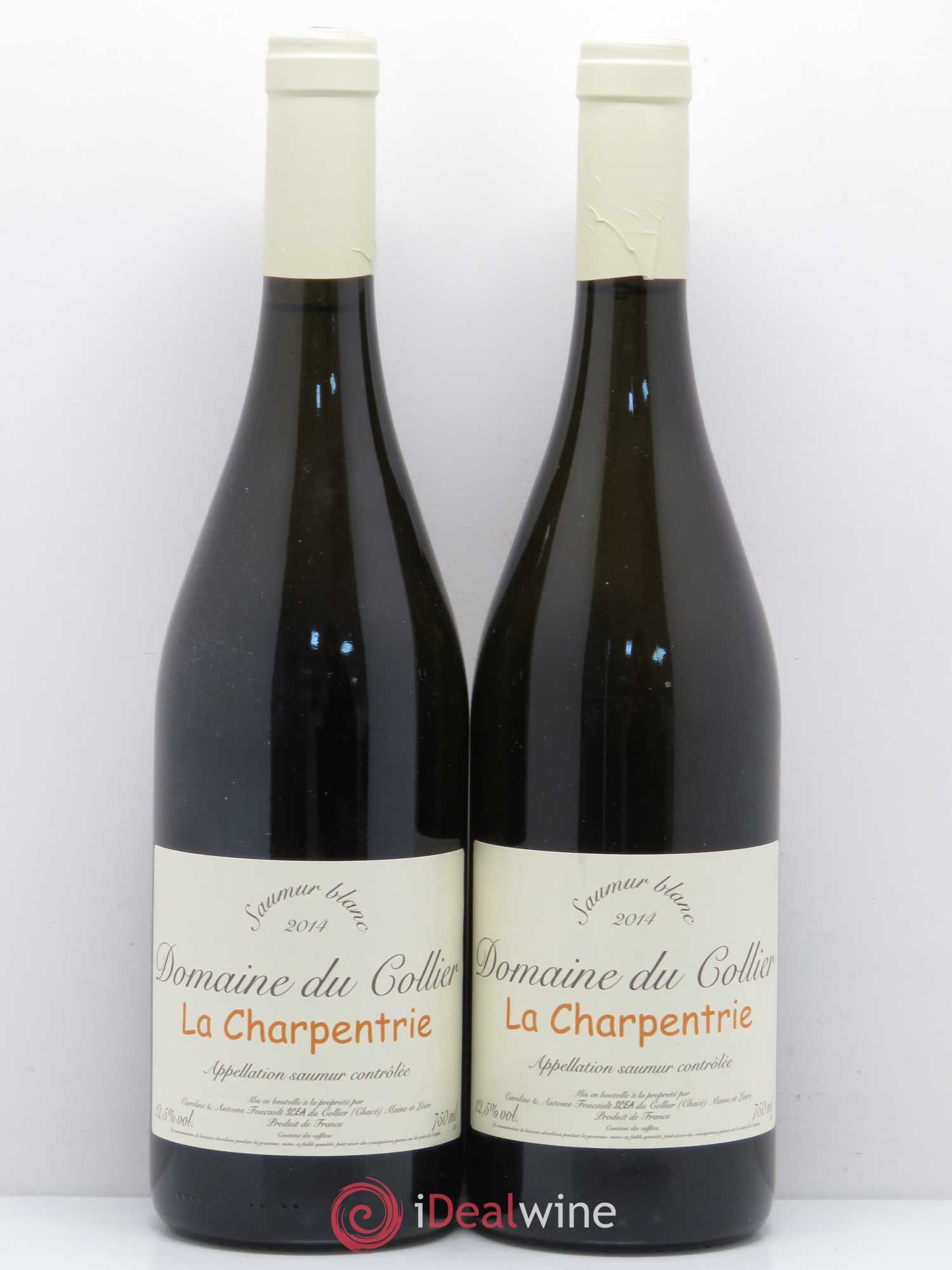 Saumur La Charpentrie Domaine du Collier 2014 - Lot de 2 bouteilles - 0