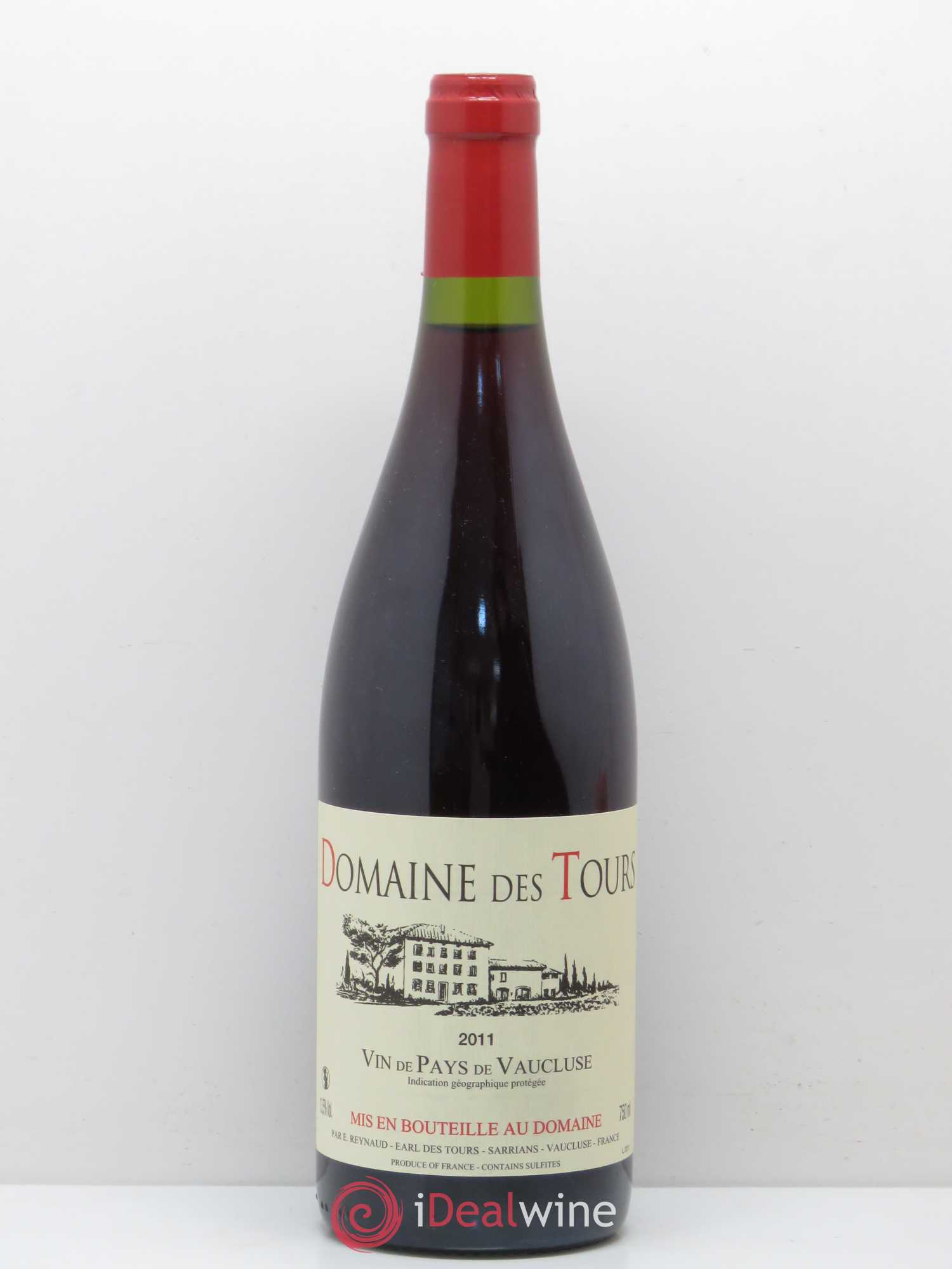 Vaucluse (Vin de Pays de Vaucluse) Domaine des Tours Emmanuel Reynaud 2011 - Lot de 1 bouteille - 0