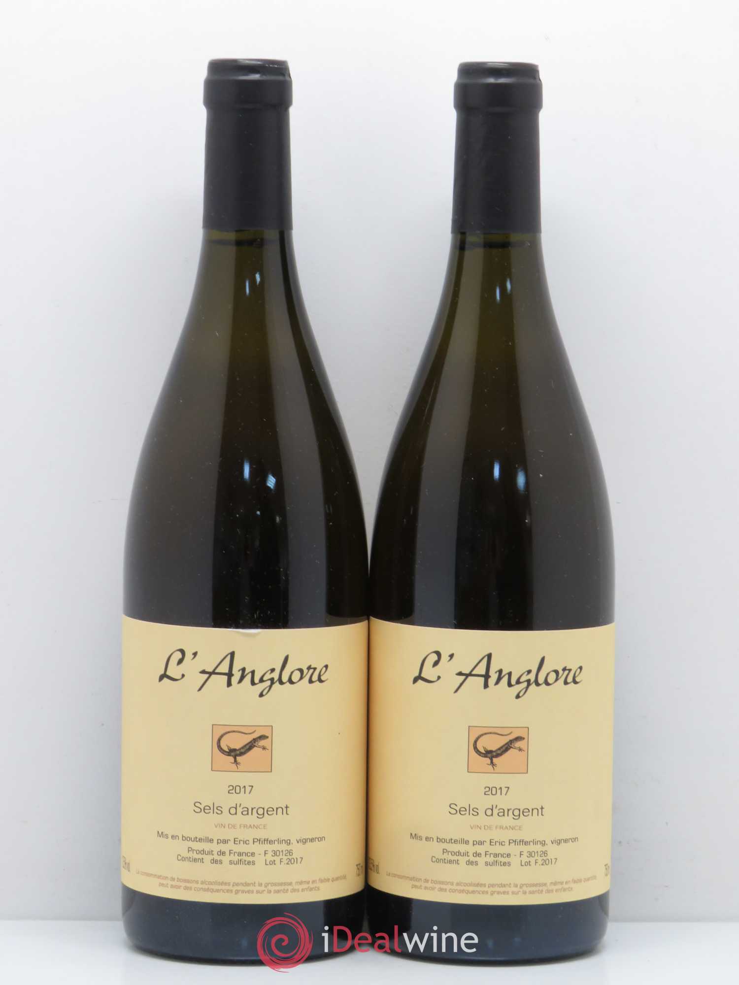 Vin de France Sels d'argent L'Anglore 2017 - Lot de 2 bouteilles - 0