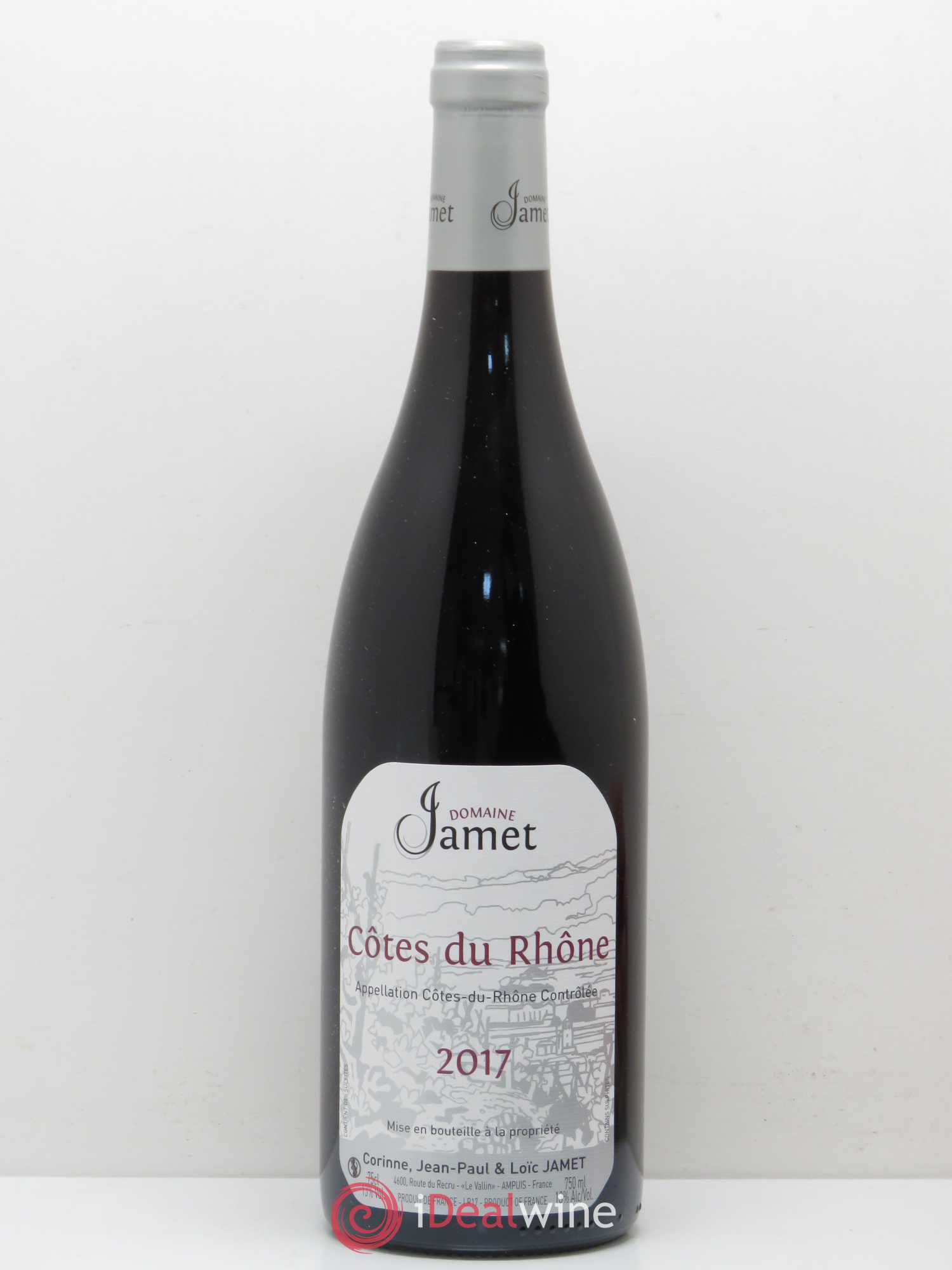 Côtes-du-Rhône Jamet (Domaine) 2017 - Lot de 1 bouteille - 0
