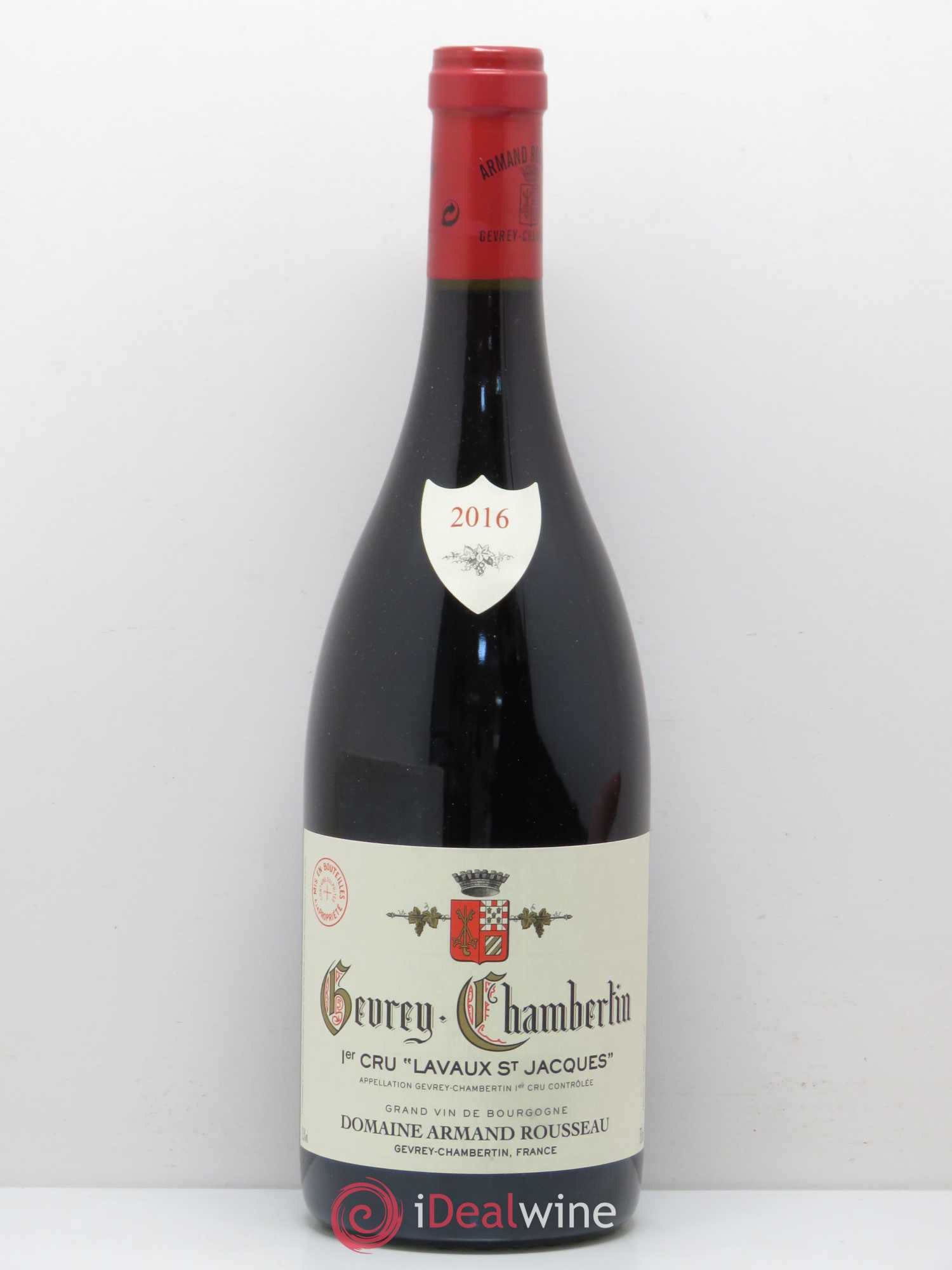 Gevrey-Chambertin 1er Cru Lavaux Saint Jacques Armand Rousseau (Domaine) 2016 - Lot de 1 bouteille - 0
