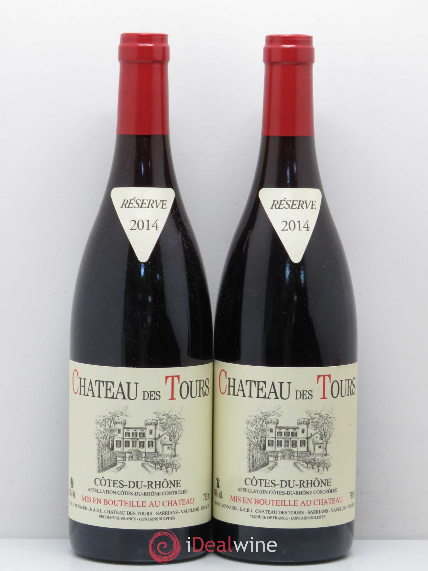 Côtes-du-Rhône Château des Tours Emmanuel Reynaud 2014 - Lot de 2 bouteilles - 0