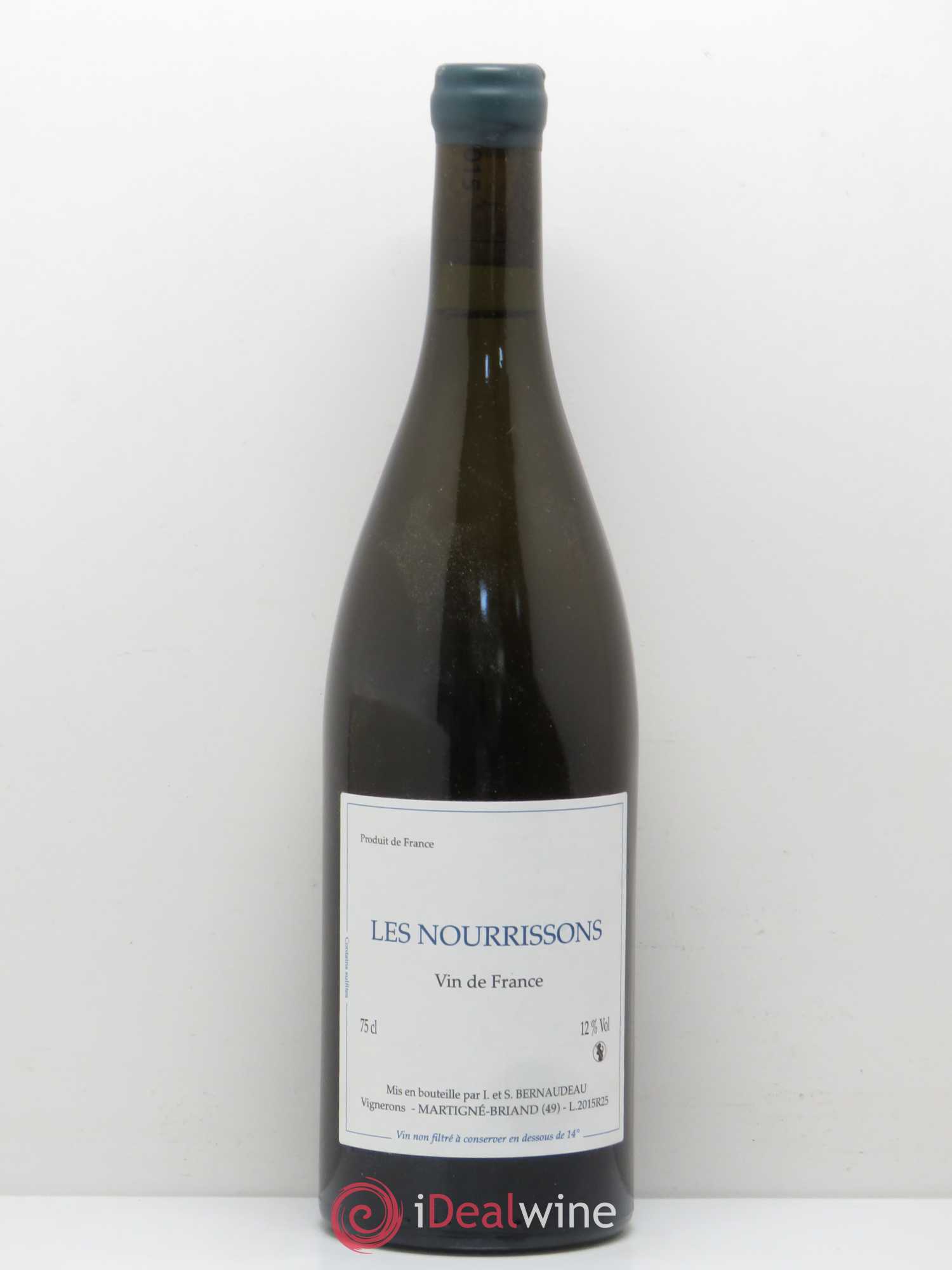 Vin de France Les Nourrissons Stéphane Bernaudeau 2015 - Lot de 1 bouteille - 0