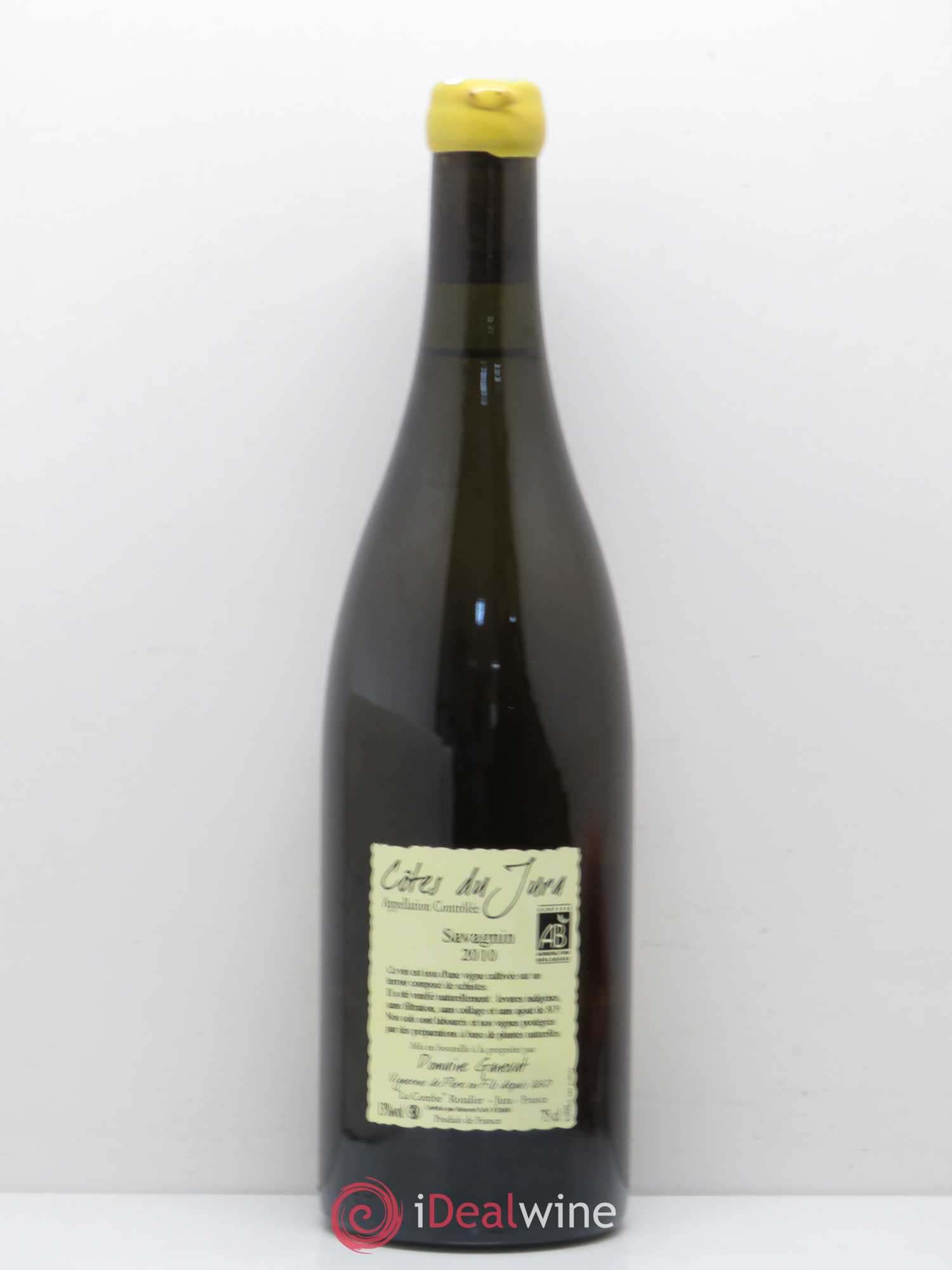 Côtes du Jura Clos Champ Bernard Savagnin Domaine Jean Francois Ganevat 2010 - Posten von 1 Flasche - 1