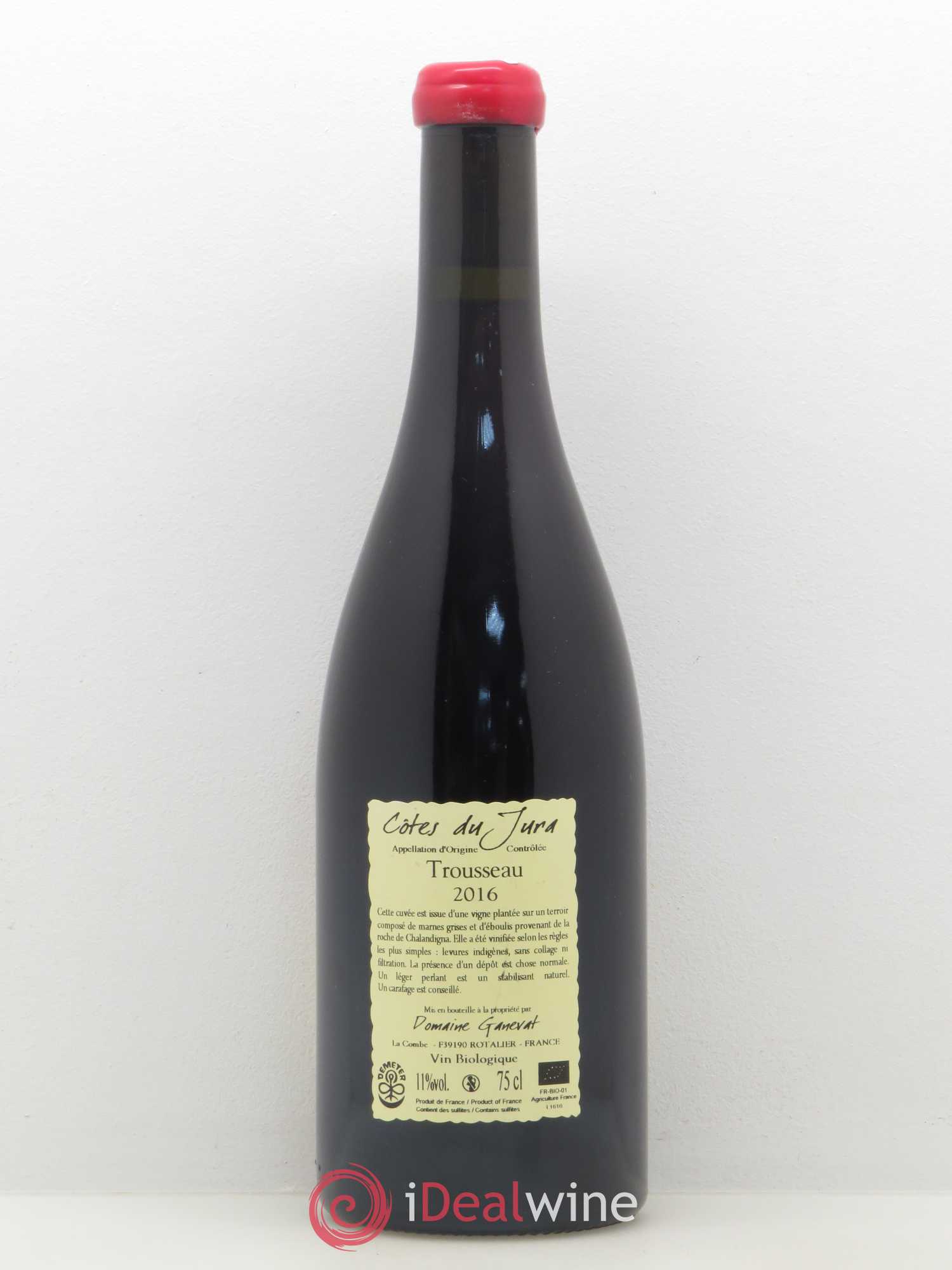 Côtes du Jura Plein Sud Jean-François Ganevat (Domaine) 2016 - Lot de 1 bouteille - 1