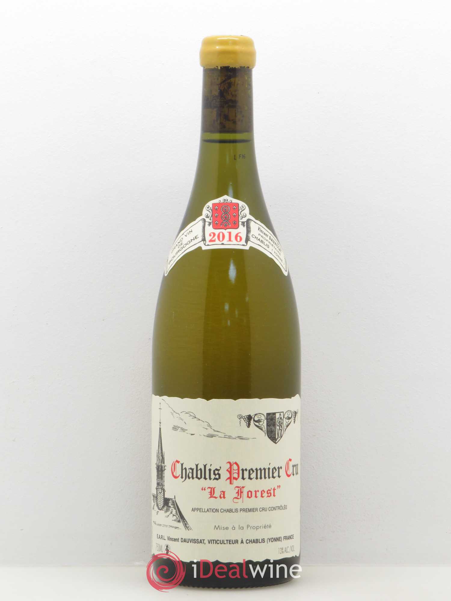Chablis 1er Cru La Forest Vincent Dauvissat (Domaine) 2016 - Lot de 1 bouteille - 0